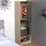 Mahmayi 1-Door Wardrobe with Drawer-furniture-bedroom-wardrobes-image-2