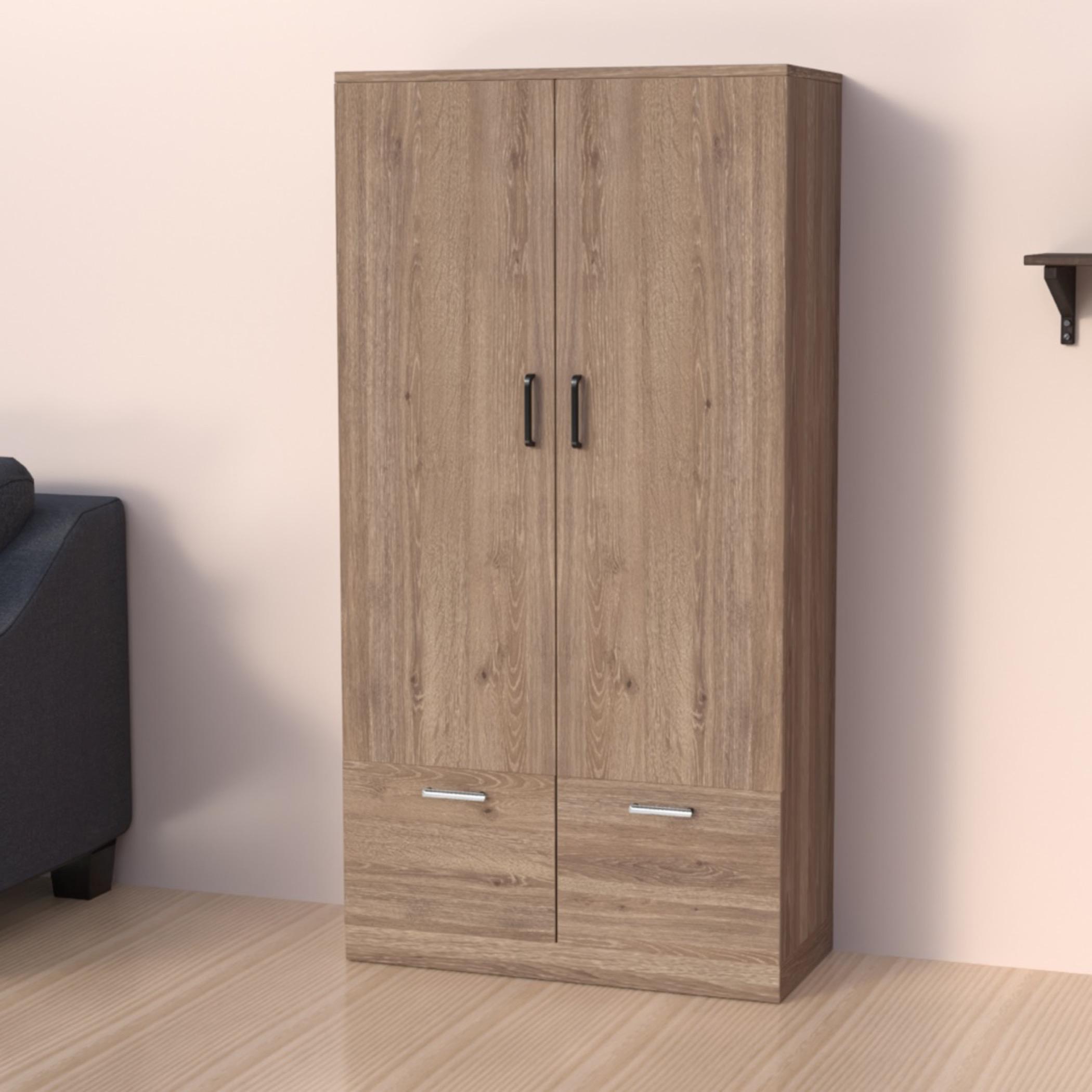 Mahmayi 2-Door Wardrobe with Drawers