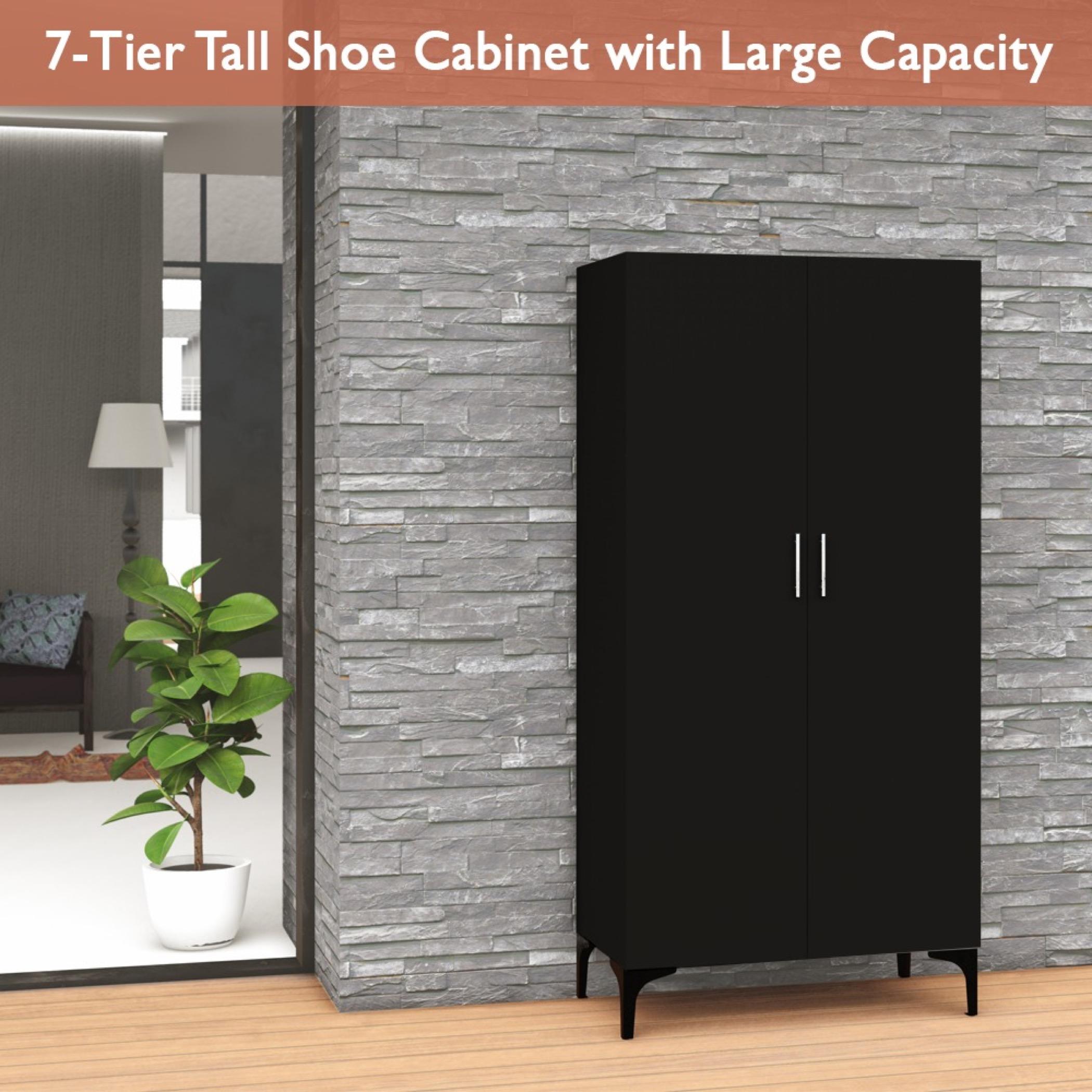 Mahmayi 28-Pair Shoe Cabinet