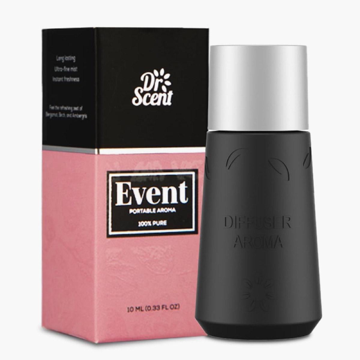 Dr Scent 2-Piece Breeze of Joy Event Portable Car Diffuser Aroma Oil Set - 10 ml