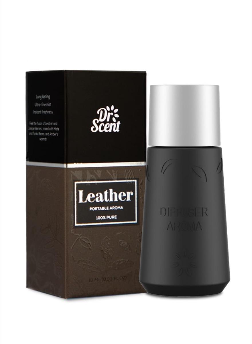 Dr Scent 2-Piece Breeze of Joy Leather Portable Diffuser Oil Set - 10 ml