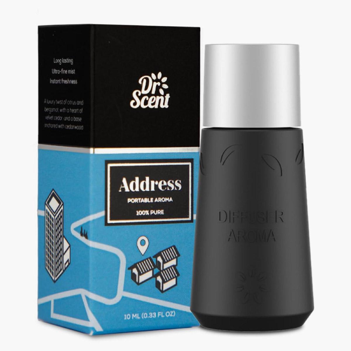Dr Scent 2-Piece Breeze of Joy Address Portable Aroma Car Diffuser Oil Set - 10 ml