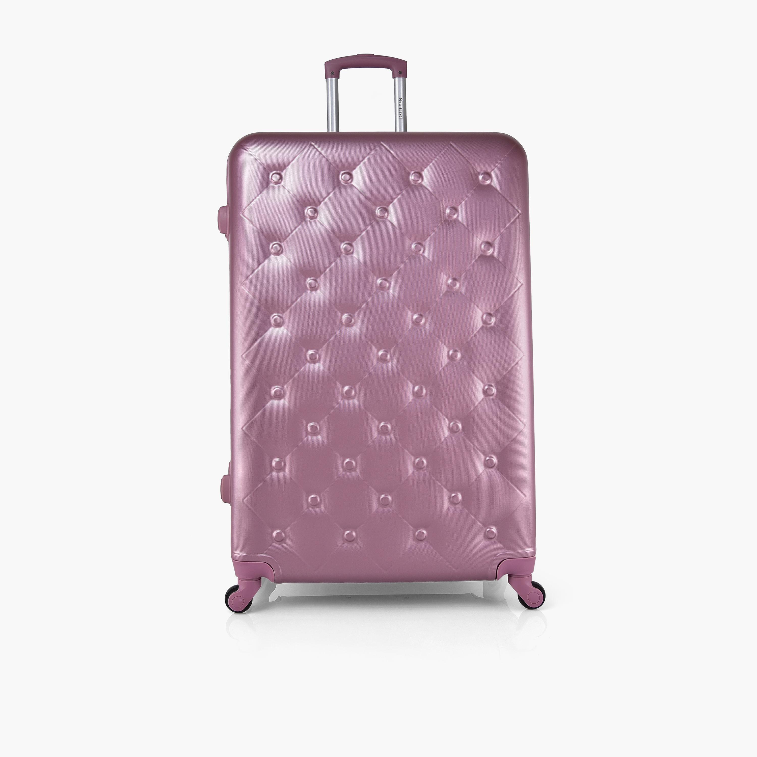 New Travel Set of 2 ABS Hard-Sided 4-Wheeler Spinner Trolley Bag with Combination Lock-travel-luggagesandbags-luggage-image-4
