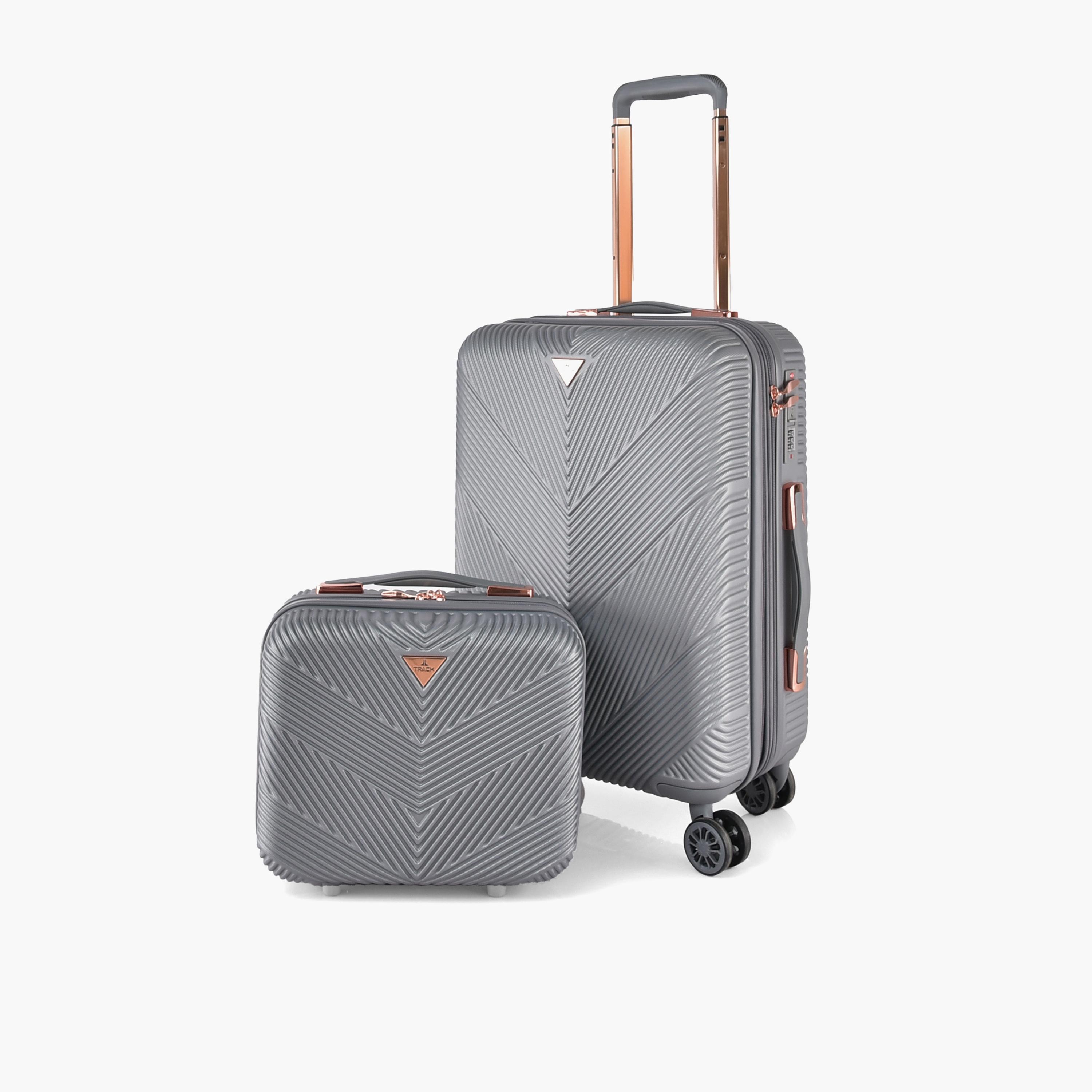 تراك - طقم شنطتين سفر بأربع عجلات دوارة وجوانب صلبة من مادة ABS مع قفل TSA-travel-luggagesandbags-luggage-image-6
