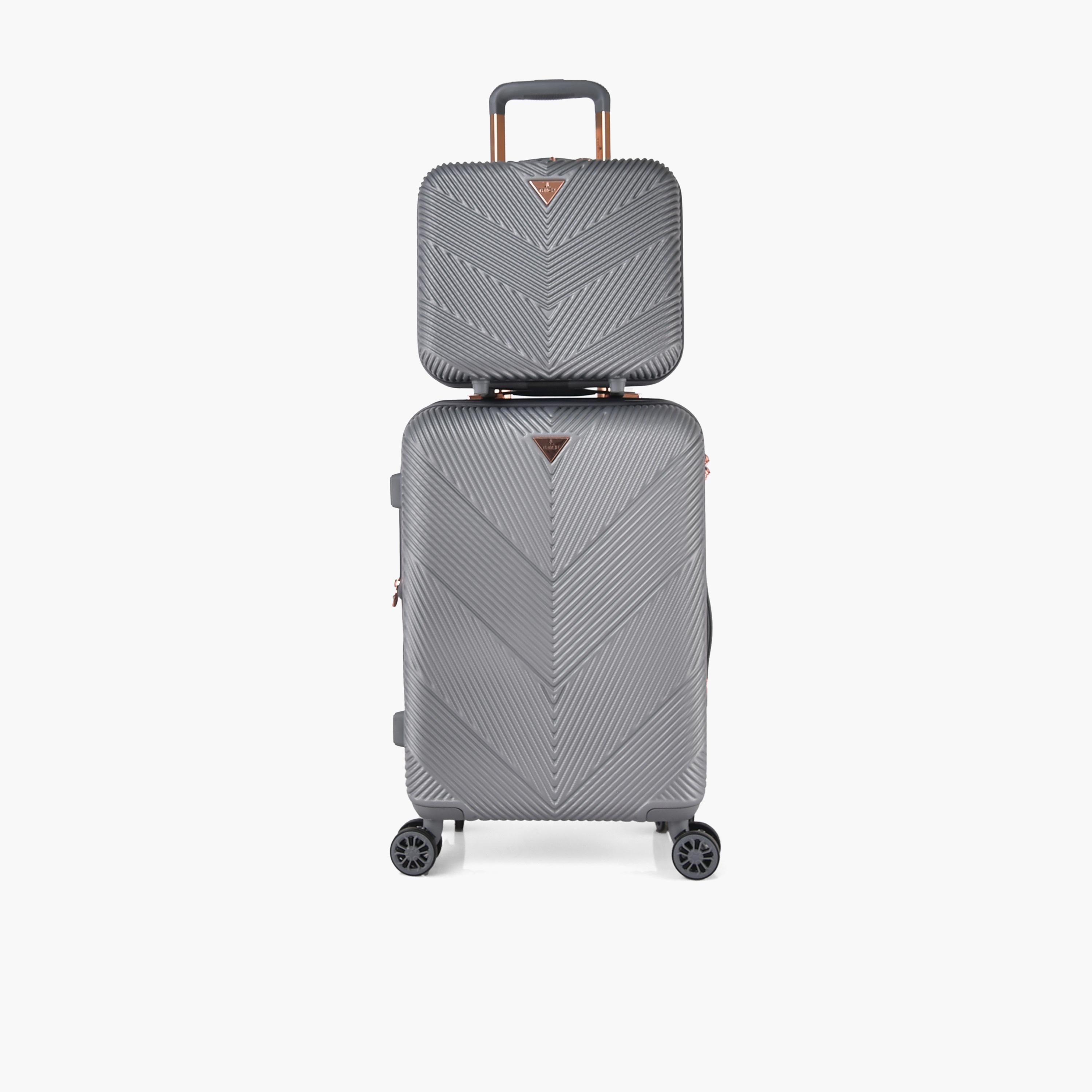 تراك - طقم شنطتين سفر بأربع عجلات دوارة وجوانب صلبة من مادة ABS مع قفل TSA-travel-luggagesandbags-luggage-image-7