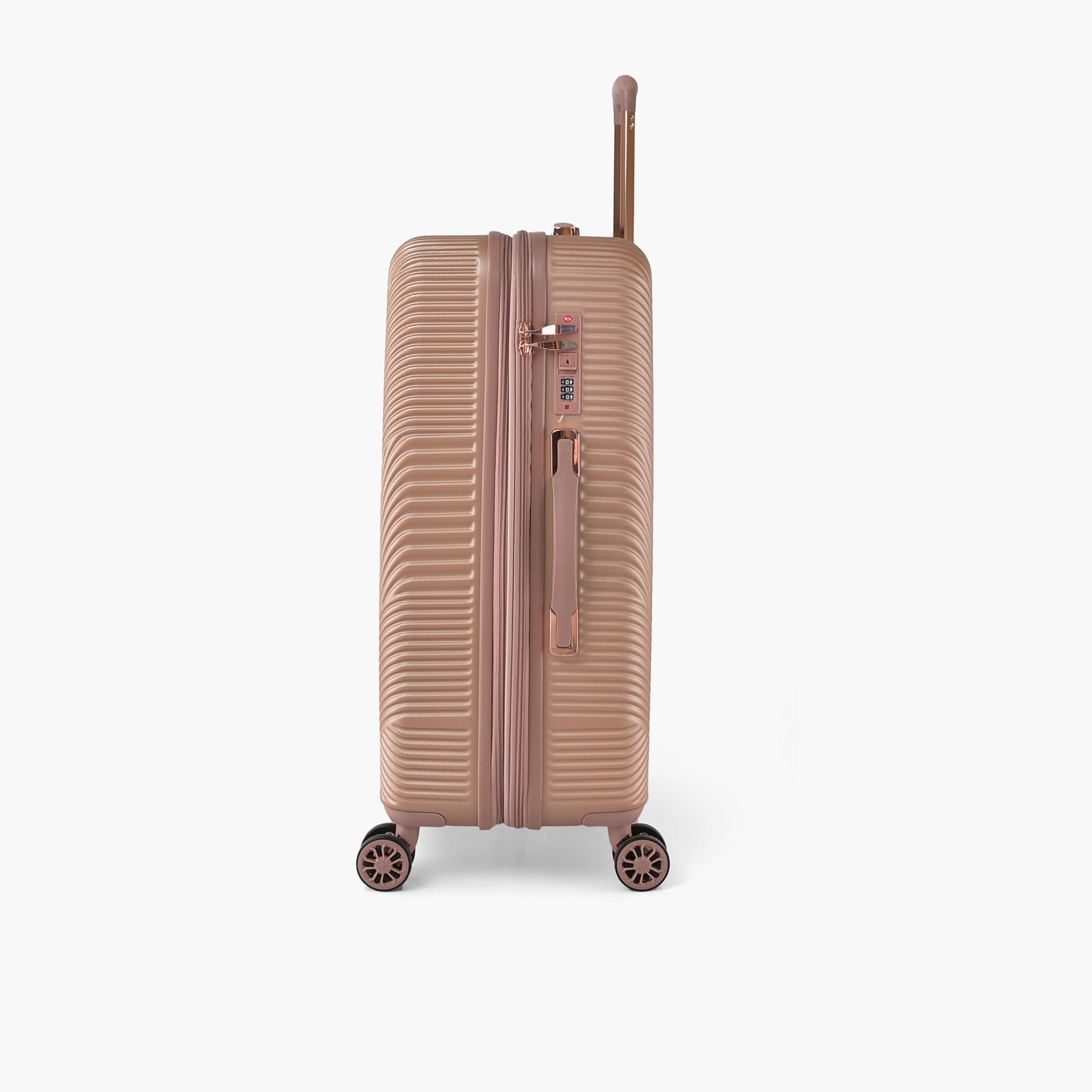 Track Set of 2 ABS Hard-Sided 4-Wheeler Spinner Trolley Bag with TSA Lock-travel-luggagesandbags-luggage-image-10