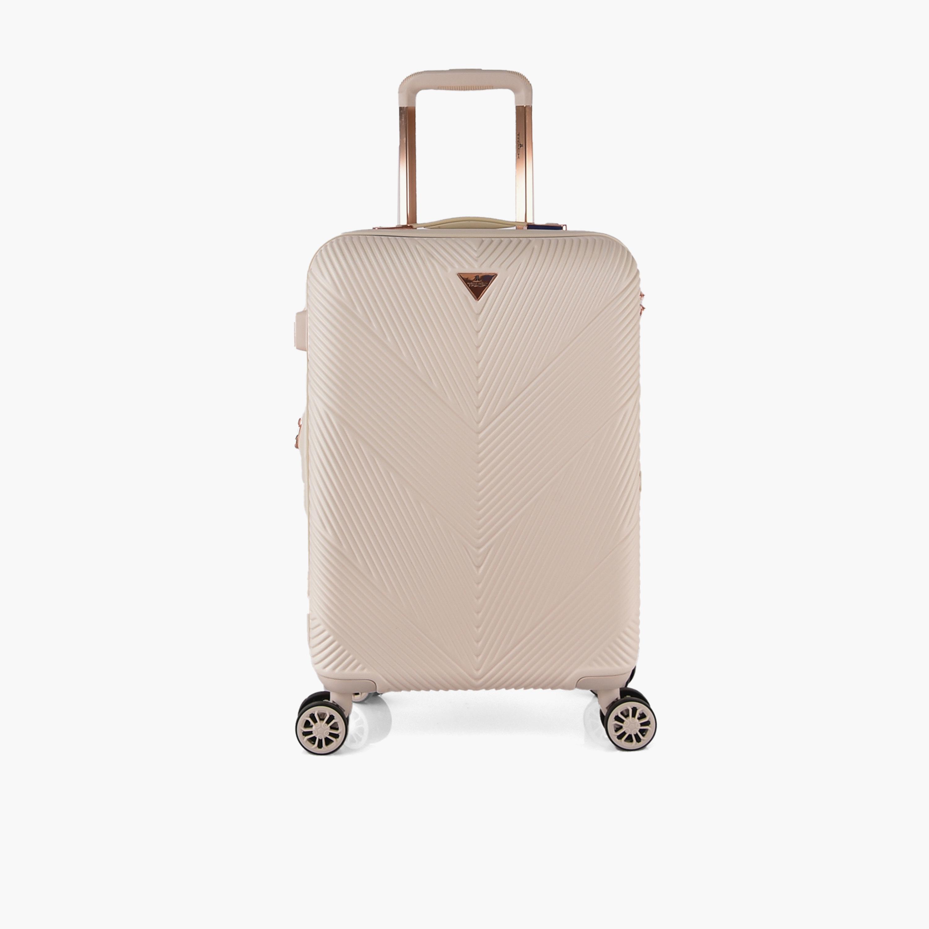Track Set of 2 ABS Hard-Sided 4-Wheeler Spinner Trolley Bag with TSA Lock-travel-luggagesandbags-luggage-image-6