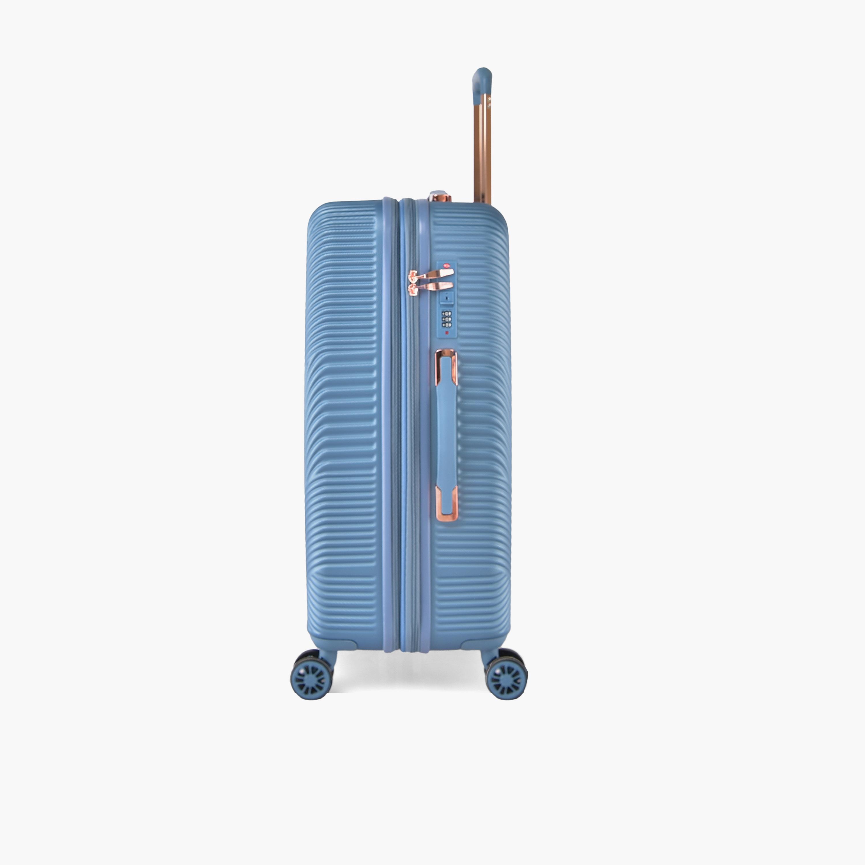 Track Set of 2 ABS Hard-Sided 4-Wheeler Spinner Trolley Bag with TSA Lock-travel-luggagesandbags-luggage-image-10