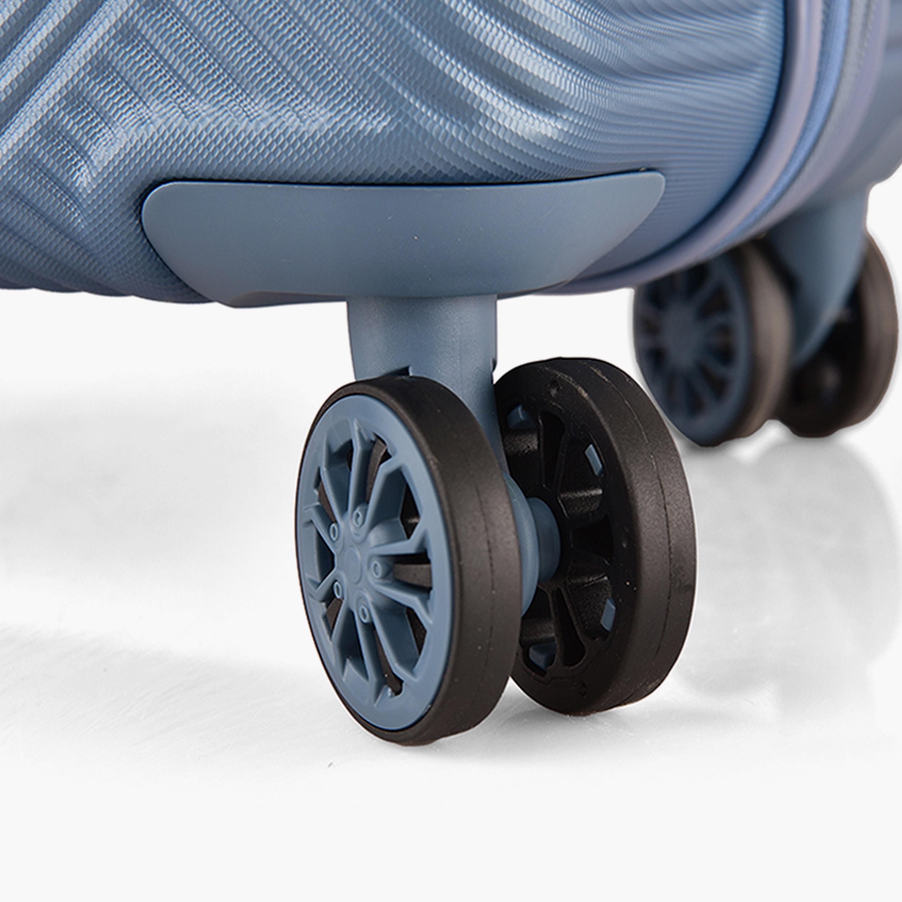Track Set of 2 ABS Hard-Sided 4-Wheeler Spinner Trolley Bag with TSA Lock-travel-luggagesandbags-luggage-image-15