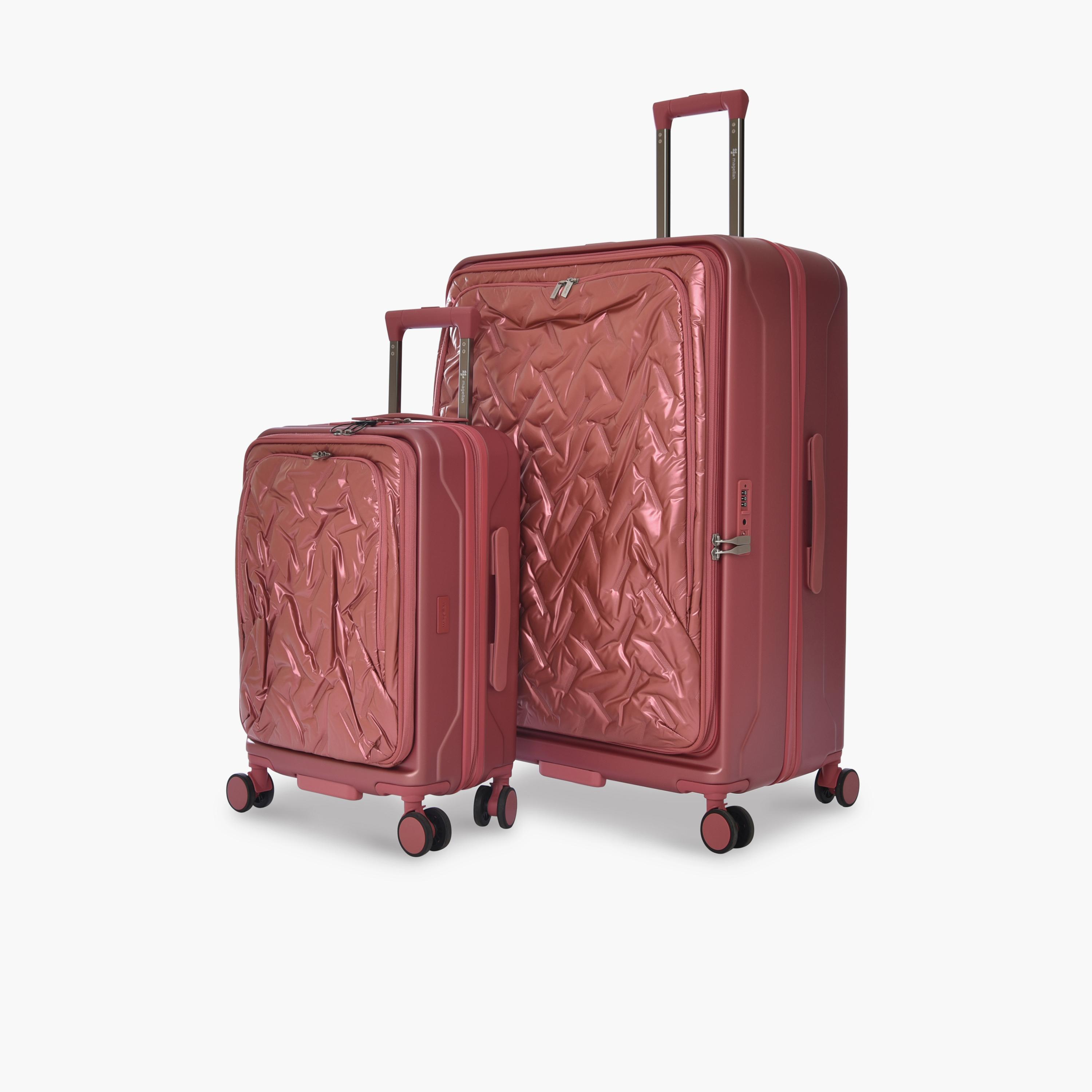 Magellan Set of 2 Polycarbonate with ABS Hard-Sided 4-Wheeler Spinner Trolley Bag with TSA Lock-travel-luggagesandbags-luggage-image-6
