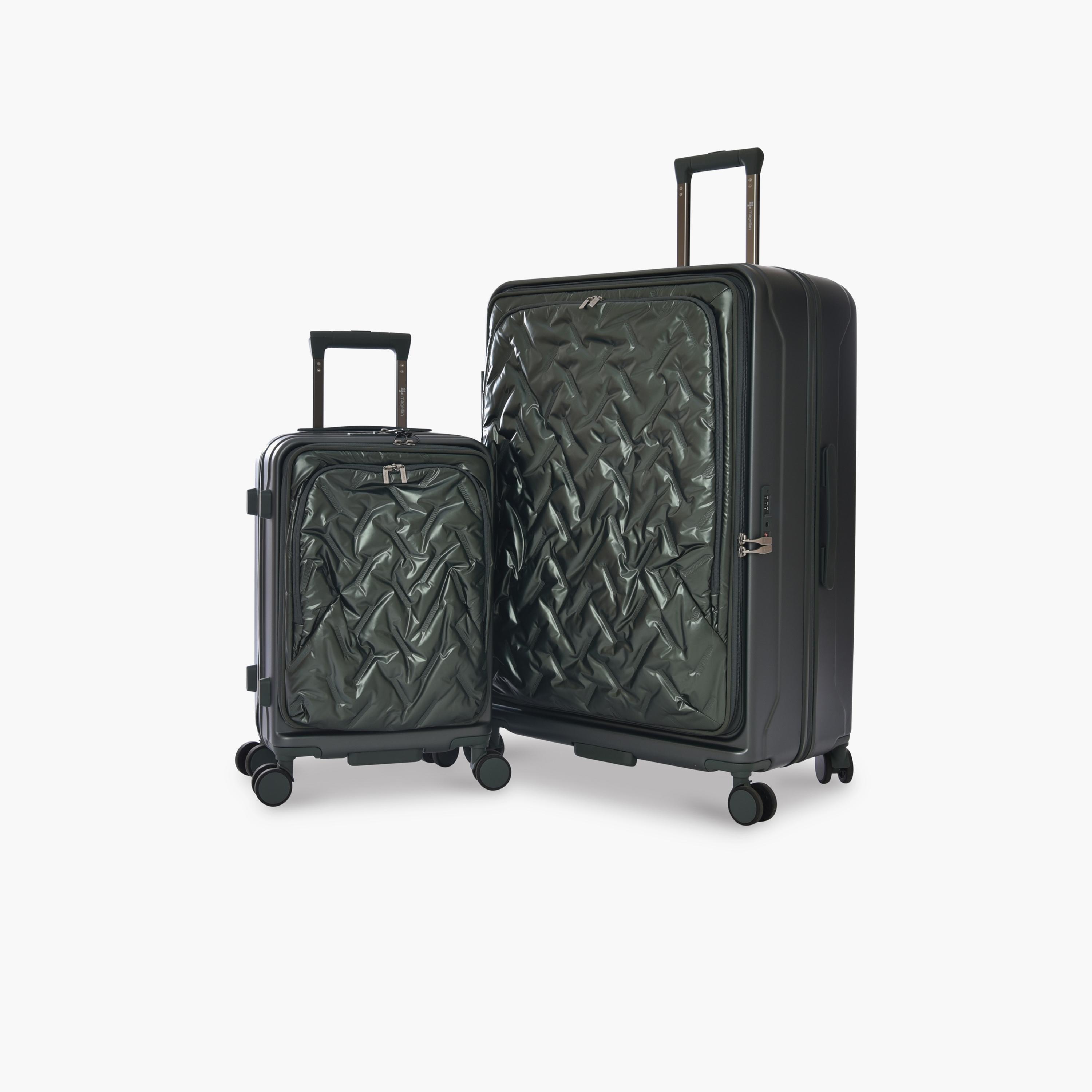 Magellan Set of 2 Polycarbonate with ABS Hard-Sided 4-Wheeler Spinner Trolley Bag with TSA Lock-travel-luggagesandbags-luggage-image-6