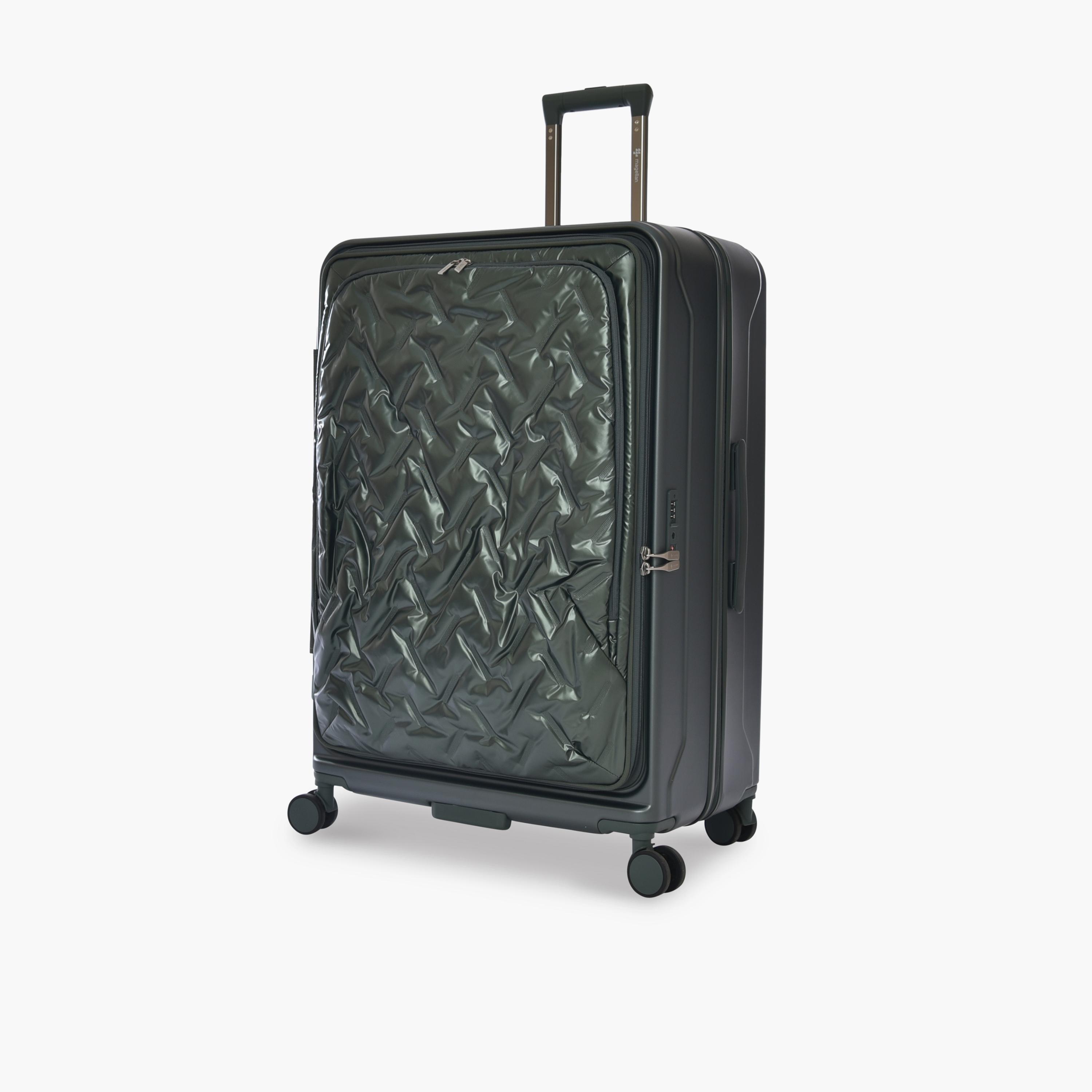 Magellan Set of 2 Polycarbonate with ABS Hard-Sided 4-Wheeler Spinner Trolley Bag with TSA Lock-travel-luggagesandbags-luggage-image-9
