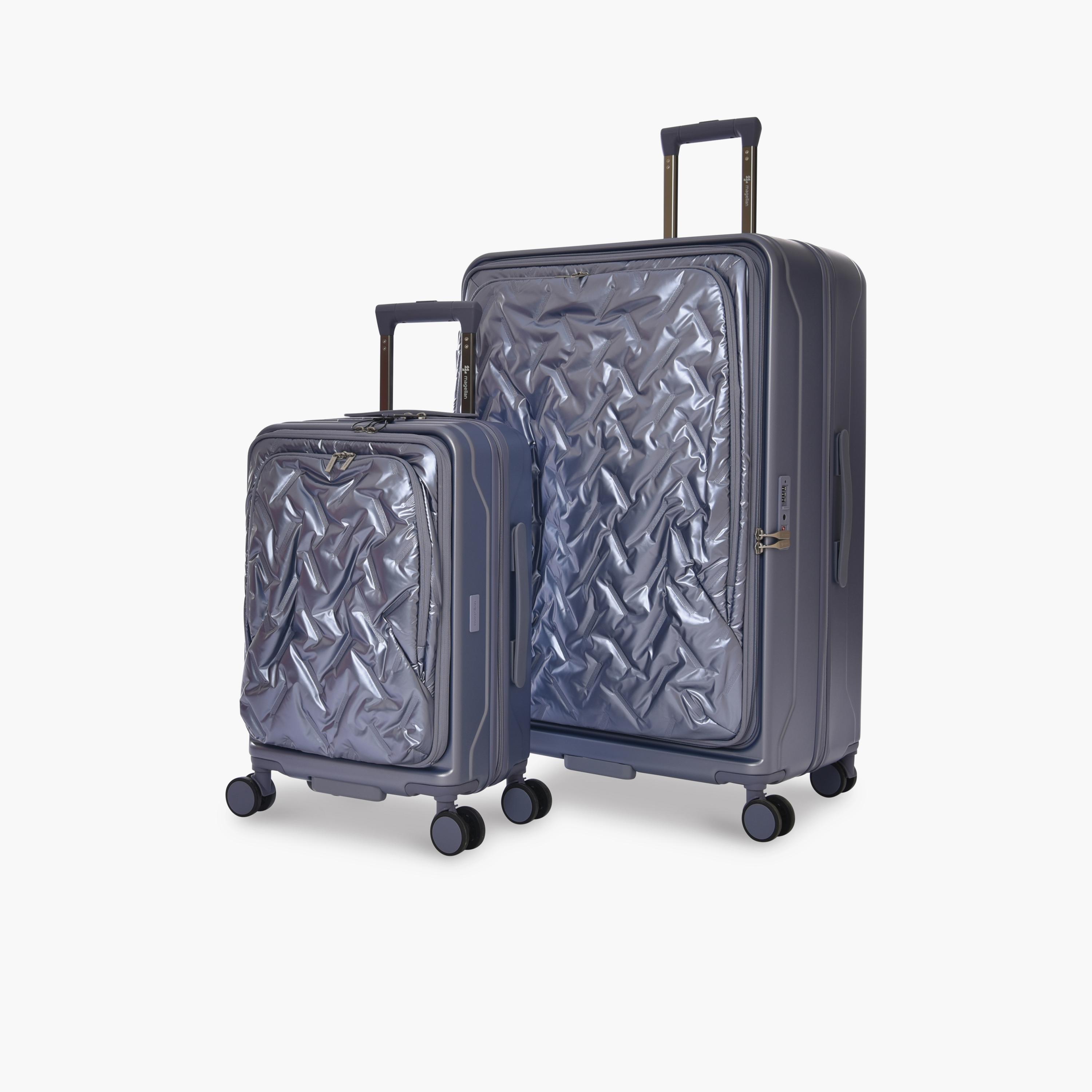 Magellan Set of 2 Polycarbonate with ABS Hard-Sided 4-Wheeler Spinner Trolley Bag with TSA Lock-travel-luggagesandbags-luggage-image-5