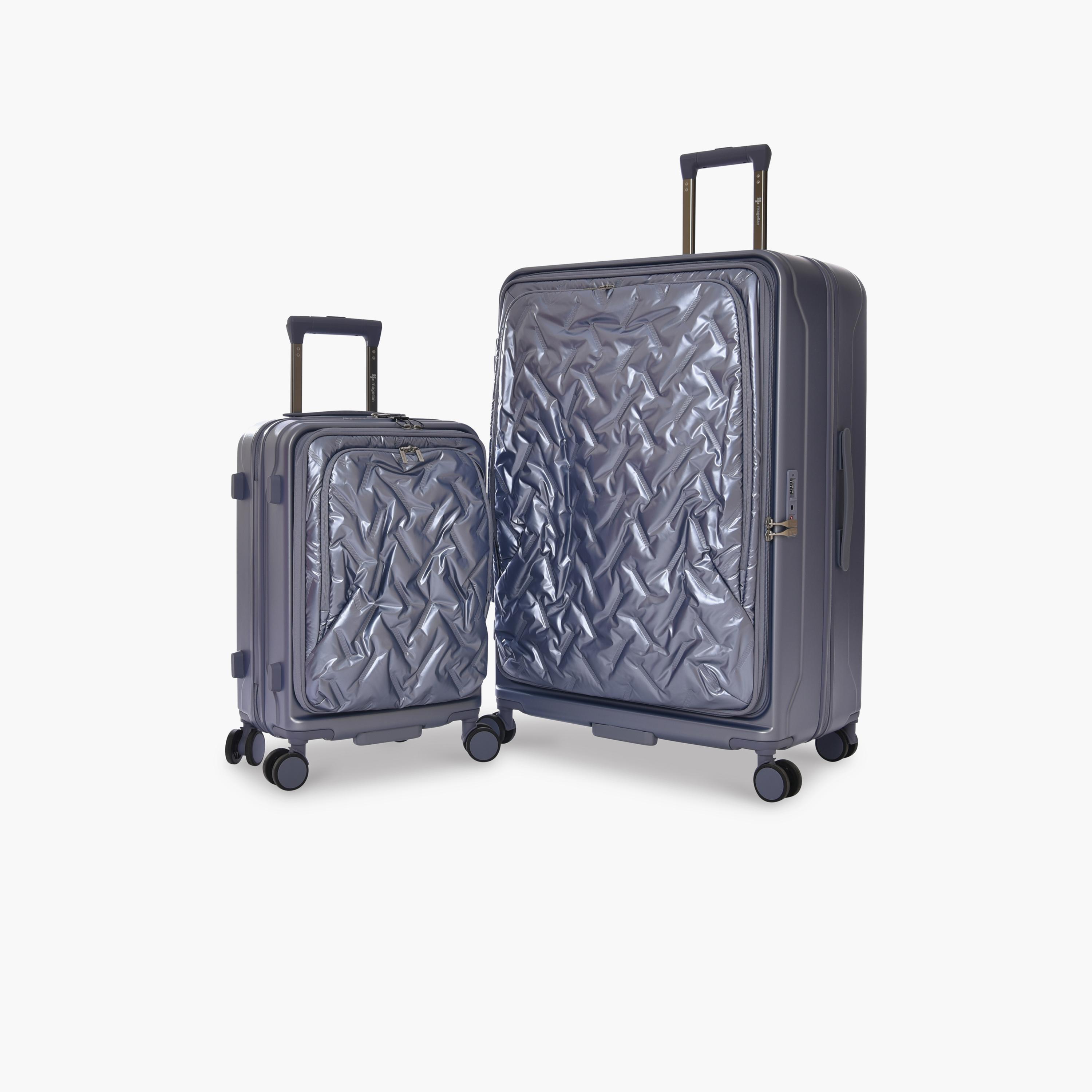 Magellan Set of 2 Polycarbonate with ABS Hard-Sided 4-Wheeler Spinner Trolley Bag with TSA Lock-travel-luggagesandbags-luggage-image-6