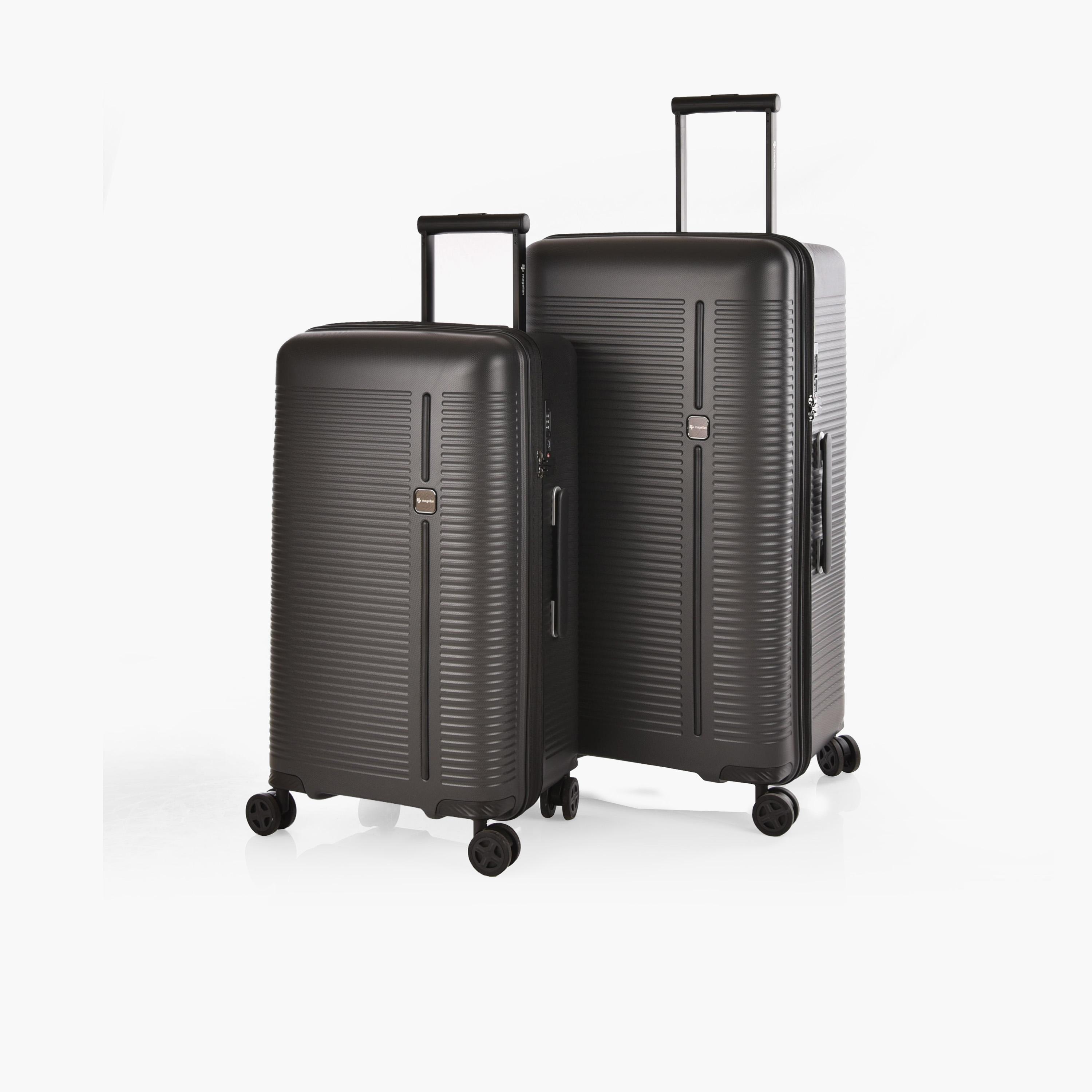 Magellan Set of 2 Polypropylene Hard-Sided 4-Wheeler Spinner Trolley Bag with TSA Lock-travel-luggagesandbags-luggage-image-1