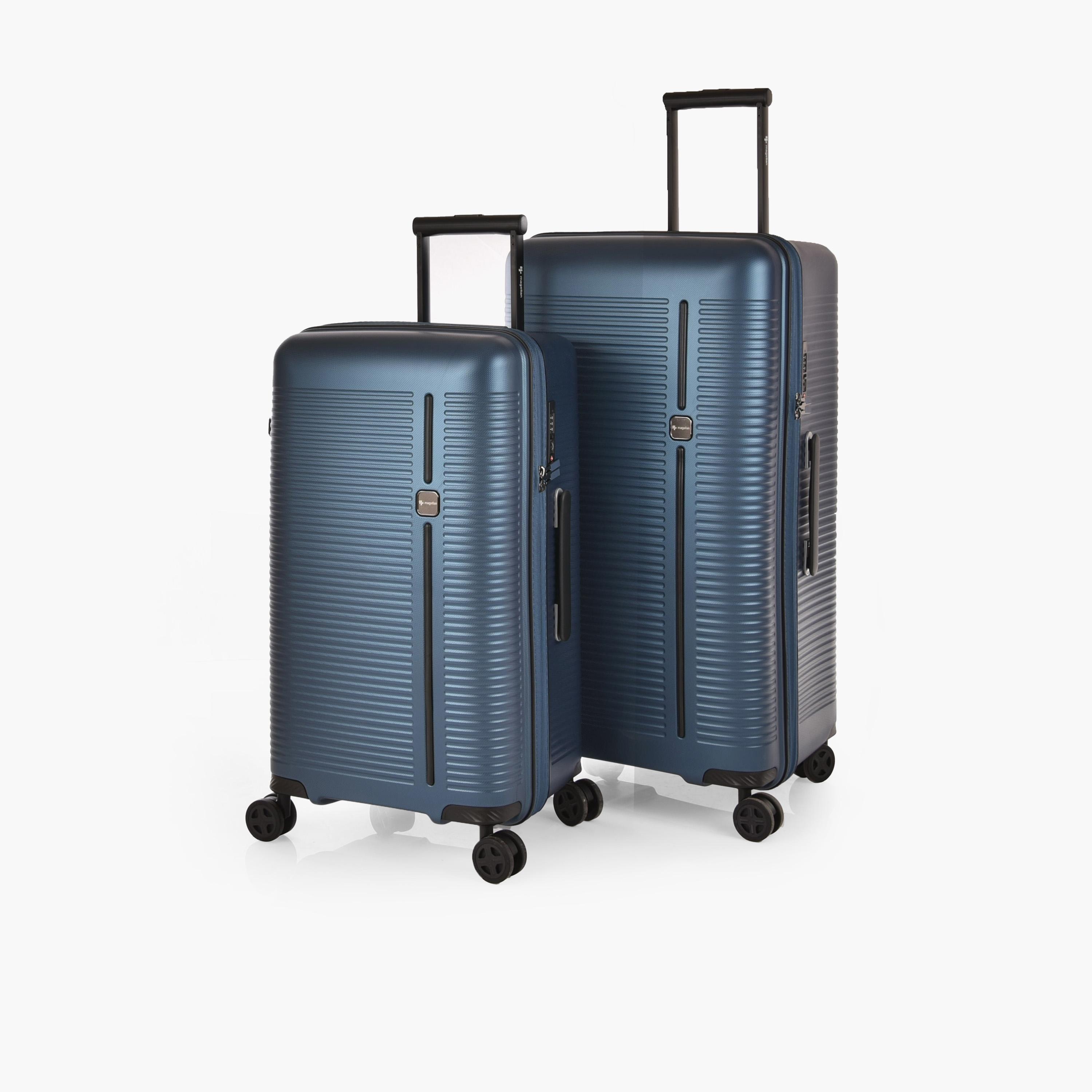 Magellan Set of 2 Polypropylene Hard-Sided 4-Wheeler Spinner Trolley Bag with TSA Lock-travel-luggagesandbags-luggage-image-1
