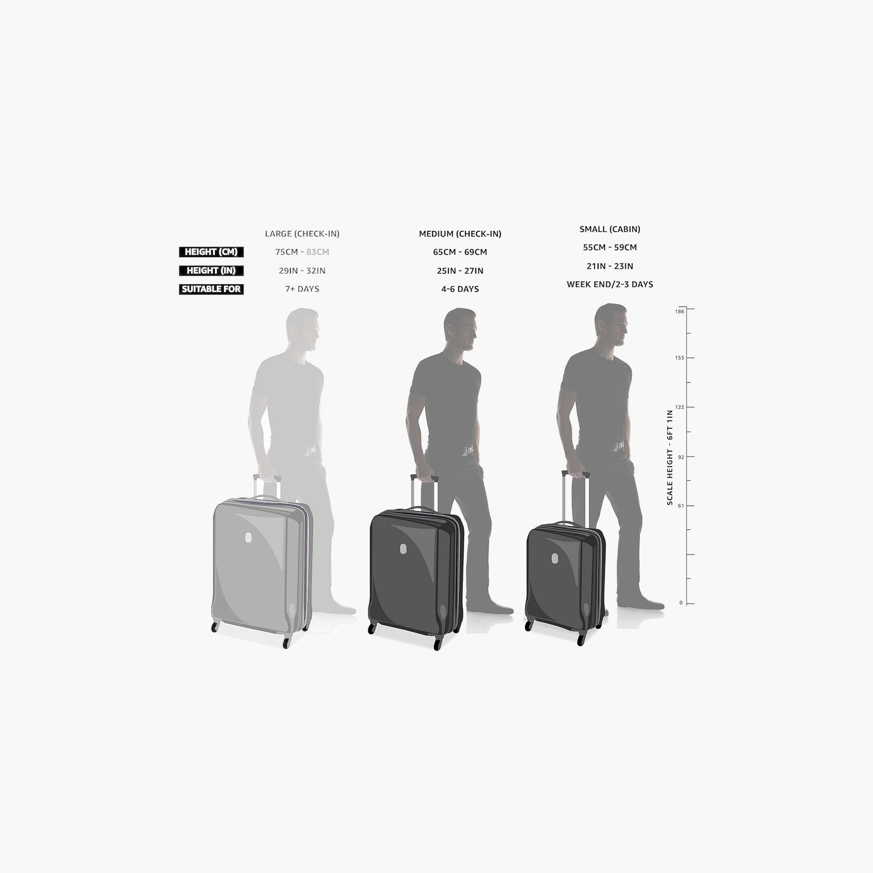 Magellan Set of 2 Polypropylene Hard-Sided 4-Wheeler Spinner Trolley Bag with TSA Lock-travel-luggagesandbags-luggage-image-3