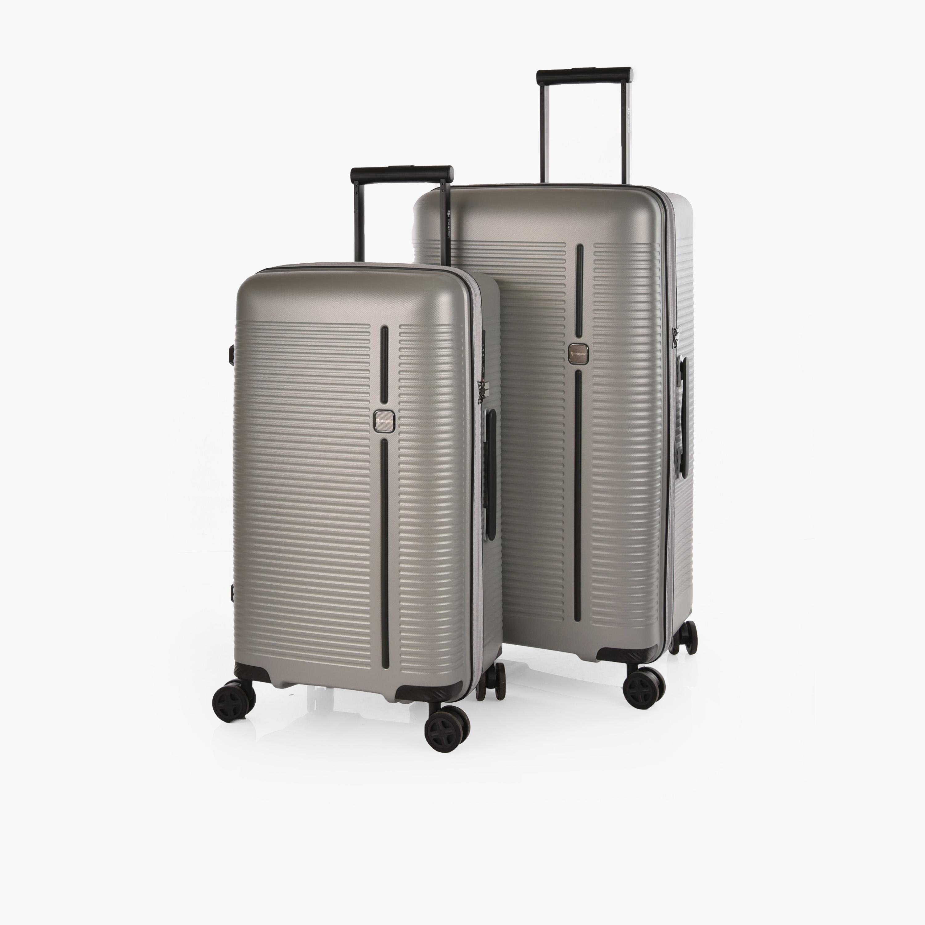 Magellan Set of 2 Polypropylene Hard-Sided 4-Wheeler Spinner Trolley Bag with TSA Lock-travel-luggagesandbags-luggage-image-1