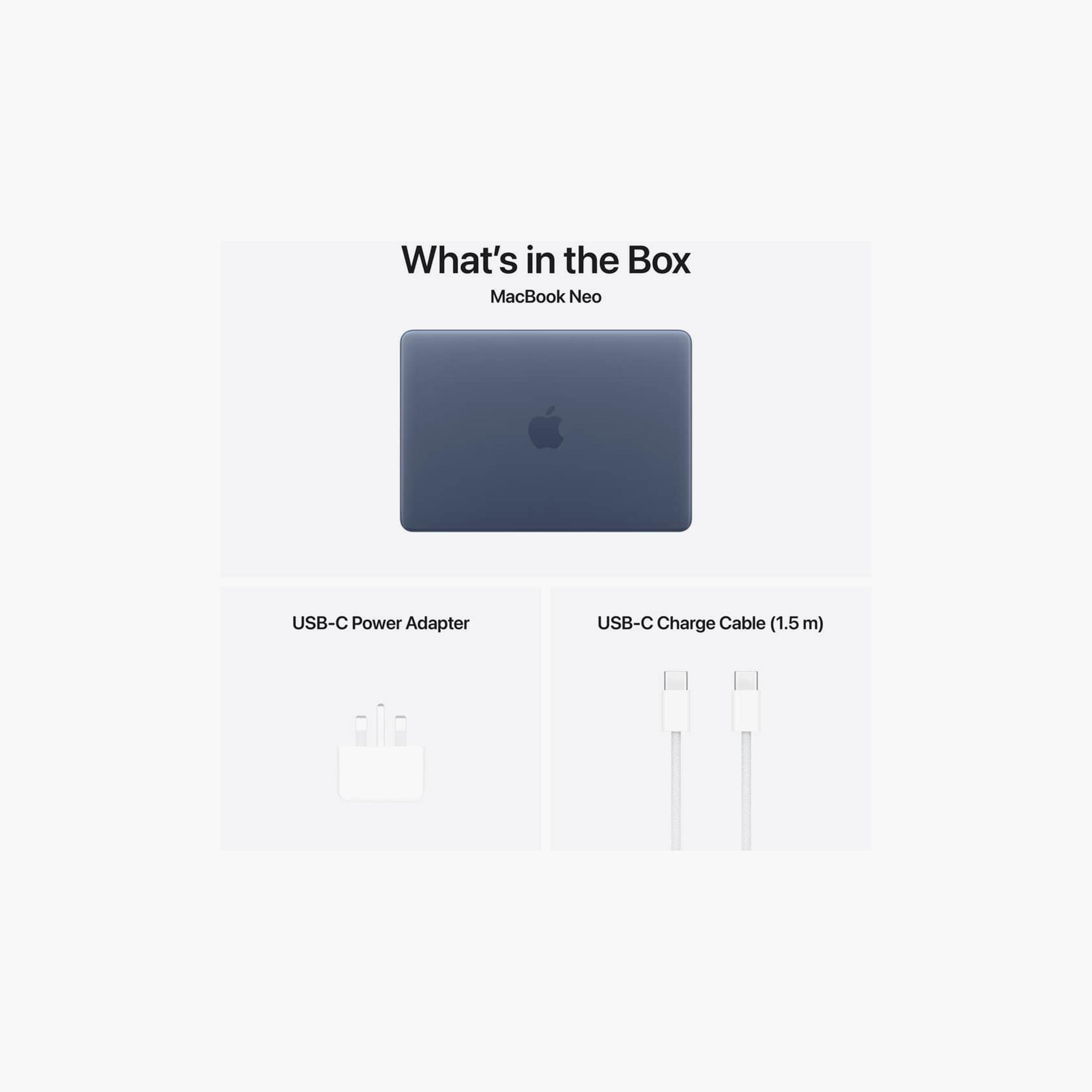 Apple 13-inch MacBook Neo: A18 Pro chip with 6‑core CPU and 5‑core GPU 8GB+256GB SSD-EN+AR Keyboard-electronics-laptops-image-8