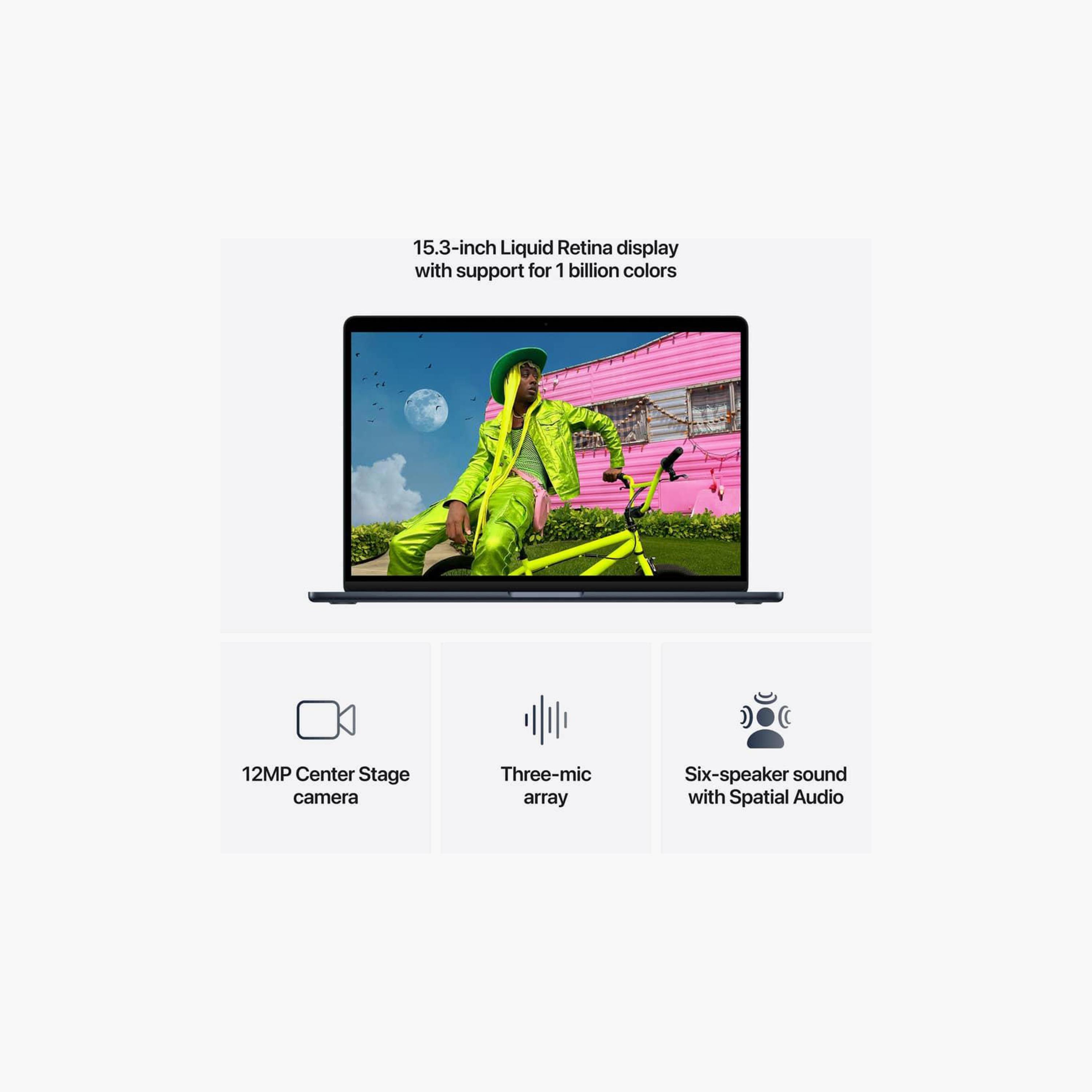 Apple 15-inch MacBook Air: M5 chip with 10‑core CPU and 10‑core GPU 16GB+512GB SSD - EN+AR Keyboard-electronics-laptops-image-4