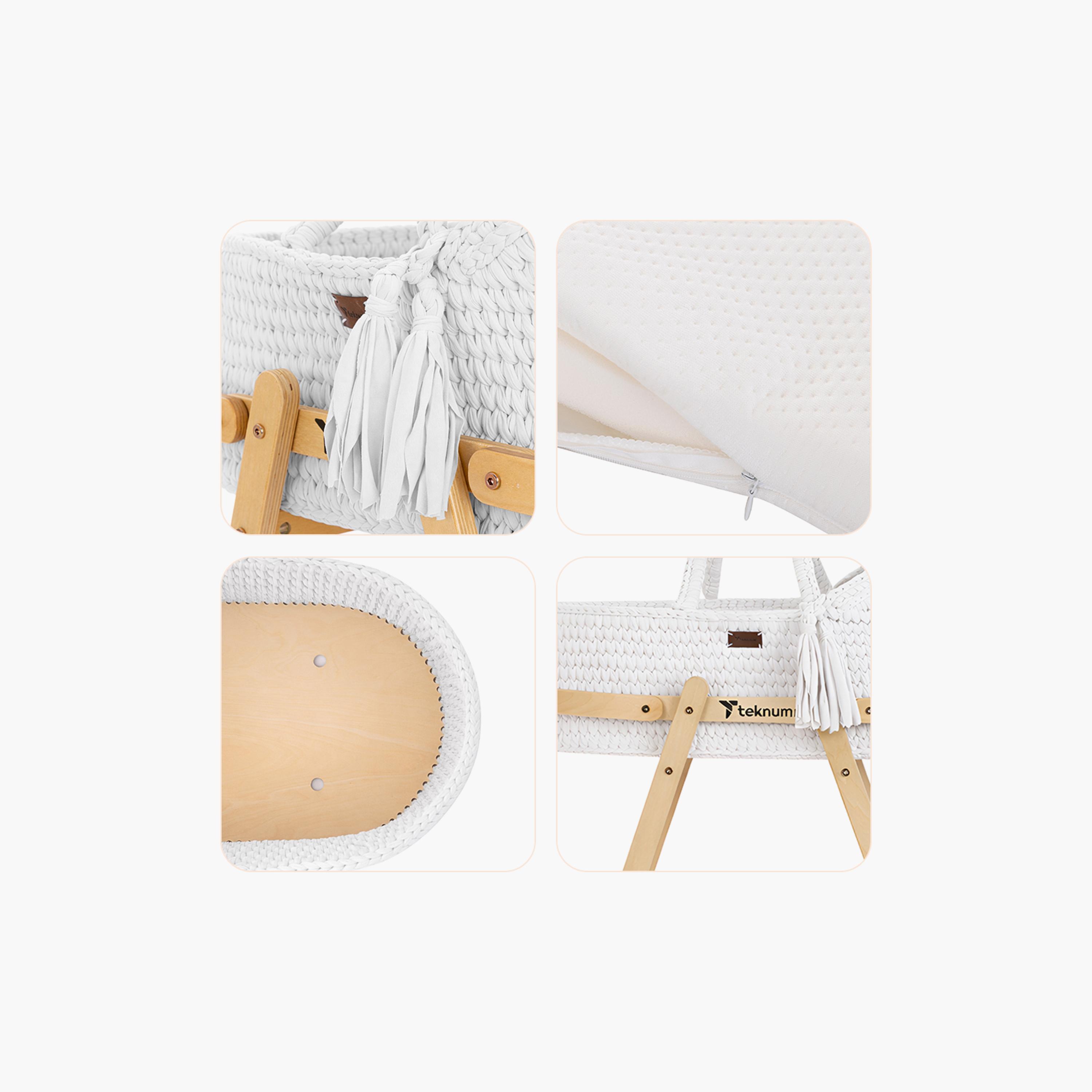 Teknum Moses Rope Basket with Stand-baby-nursery-furniture-mosesbaskets-image-12