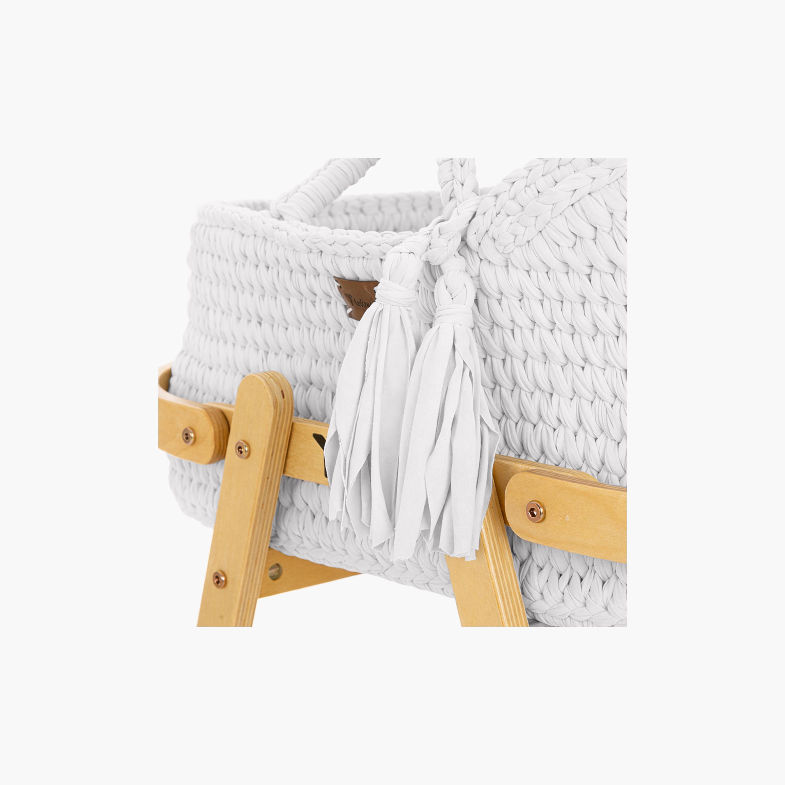 Teknum Moses Rope Basket with Stand-baby-nursery-furniture-mosesbaskets-image-2