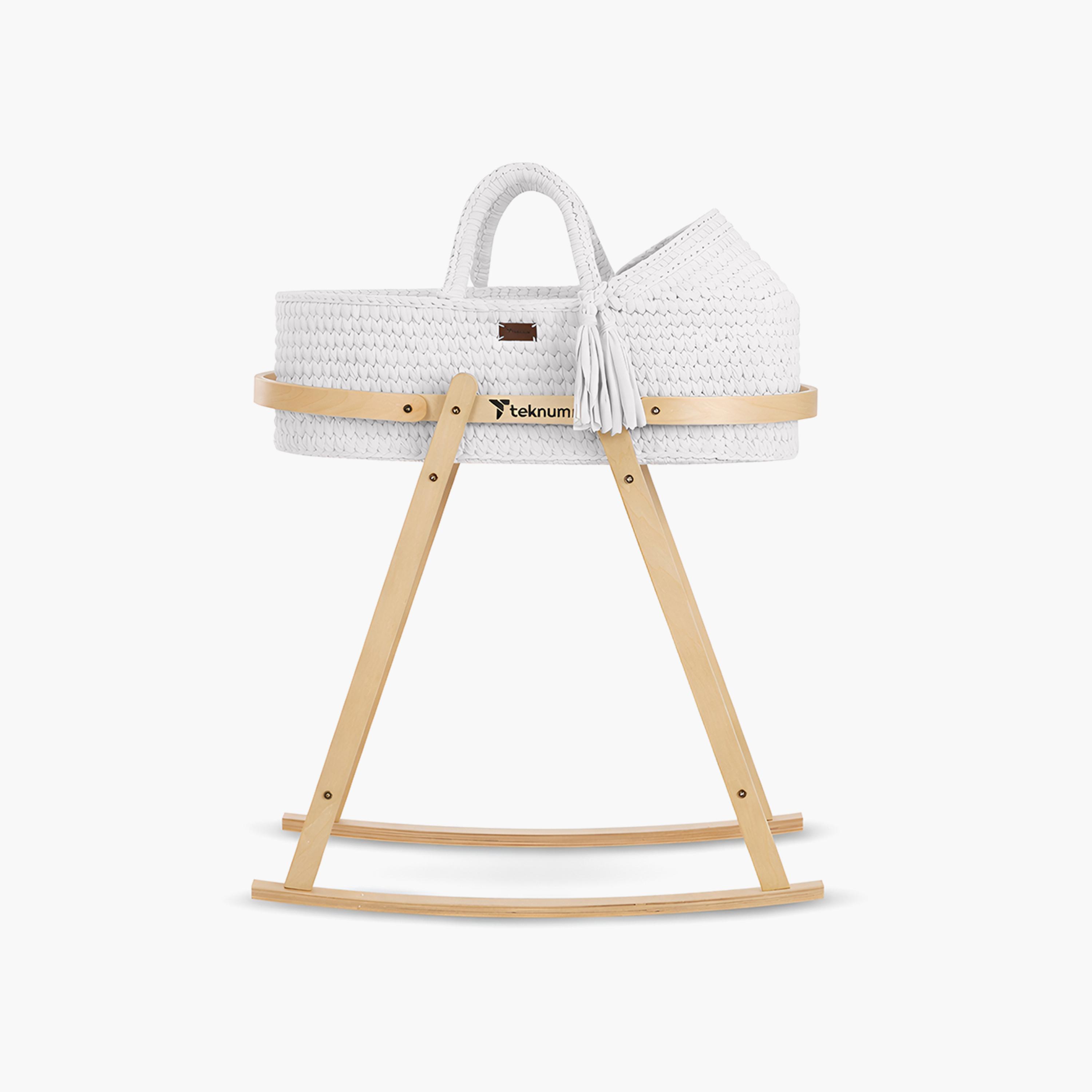 Teknum Moses Rope Basket with Stand-baby-nursery-furniture-mosesbaskets-image-6