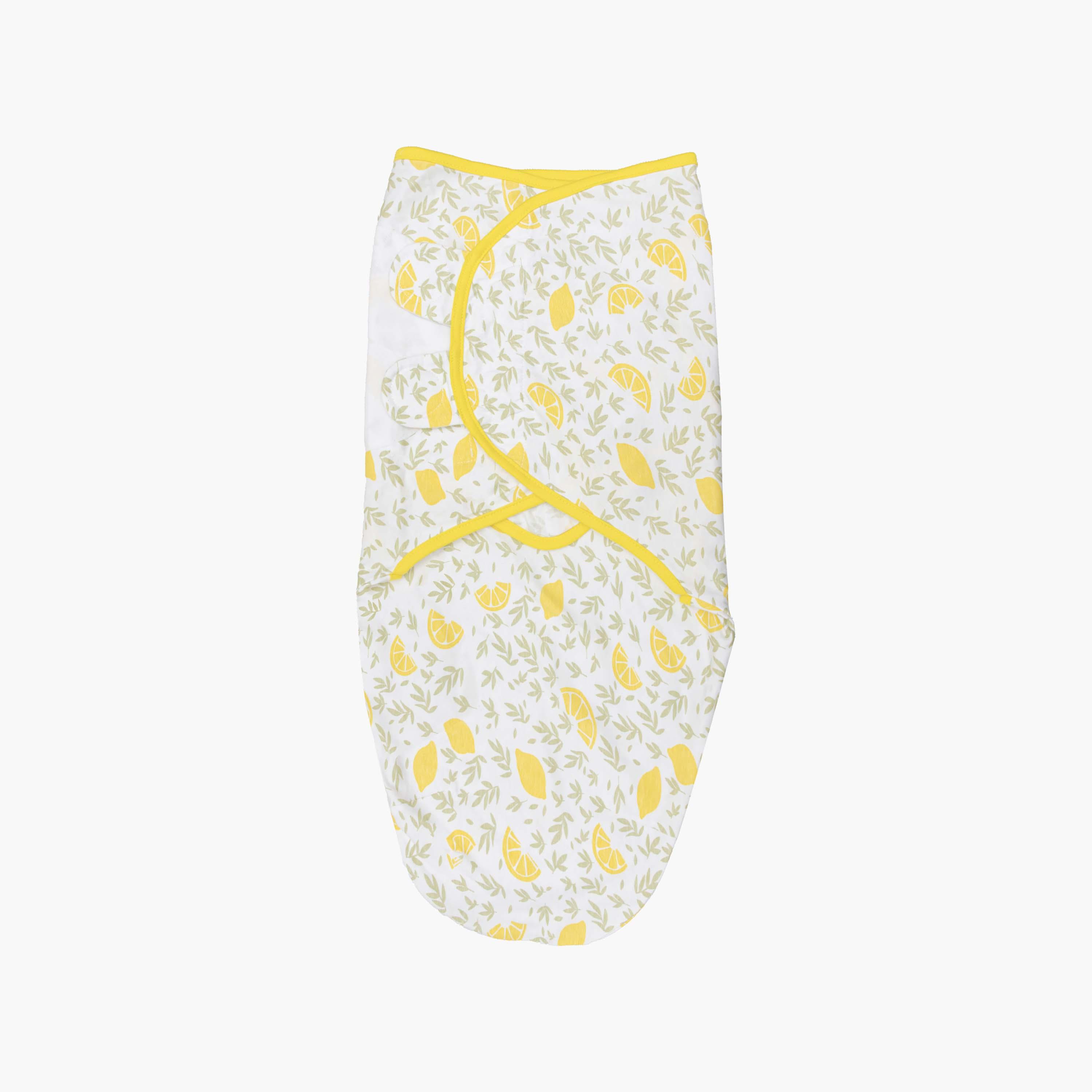 Moon Organic Breathable Swaddle Wrap - Lemon-baby-nursery-blanketsandswaddles-swaddlesandsleepingbags-image-1