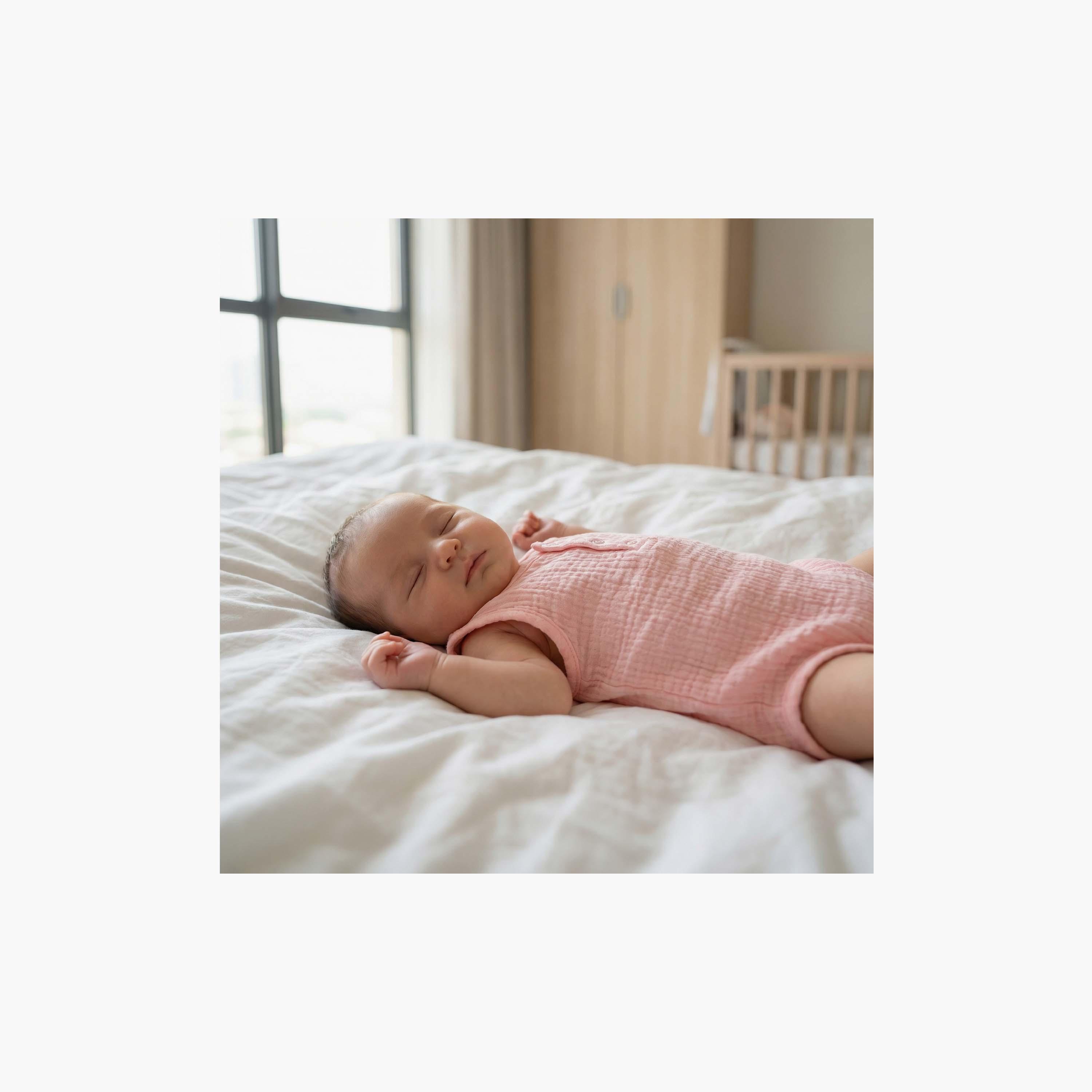 Moon Organic Crinkle Sleeveless Muslin Onesie-boys-clothing-rompersanddungarees-image-2