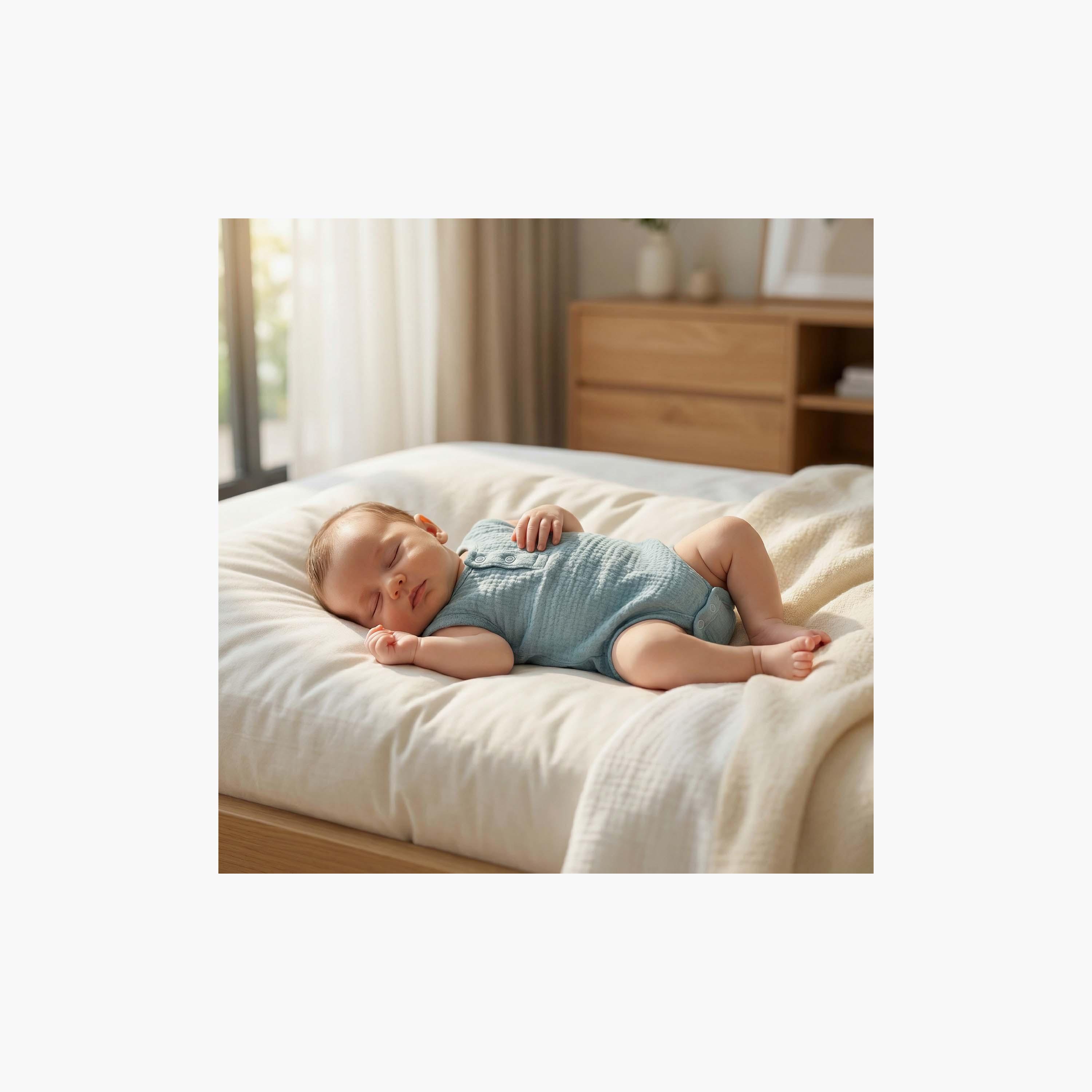 Moon Organic Crinkle Sleeveless Muslin Onesie-boys-clothing-rompersanddungarees-image-3