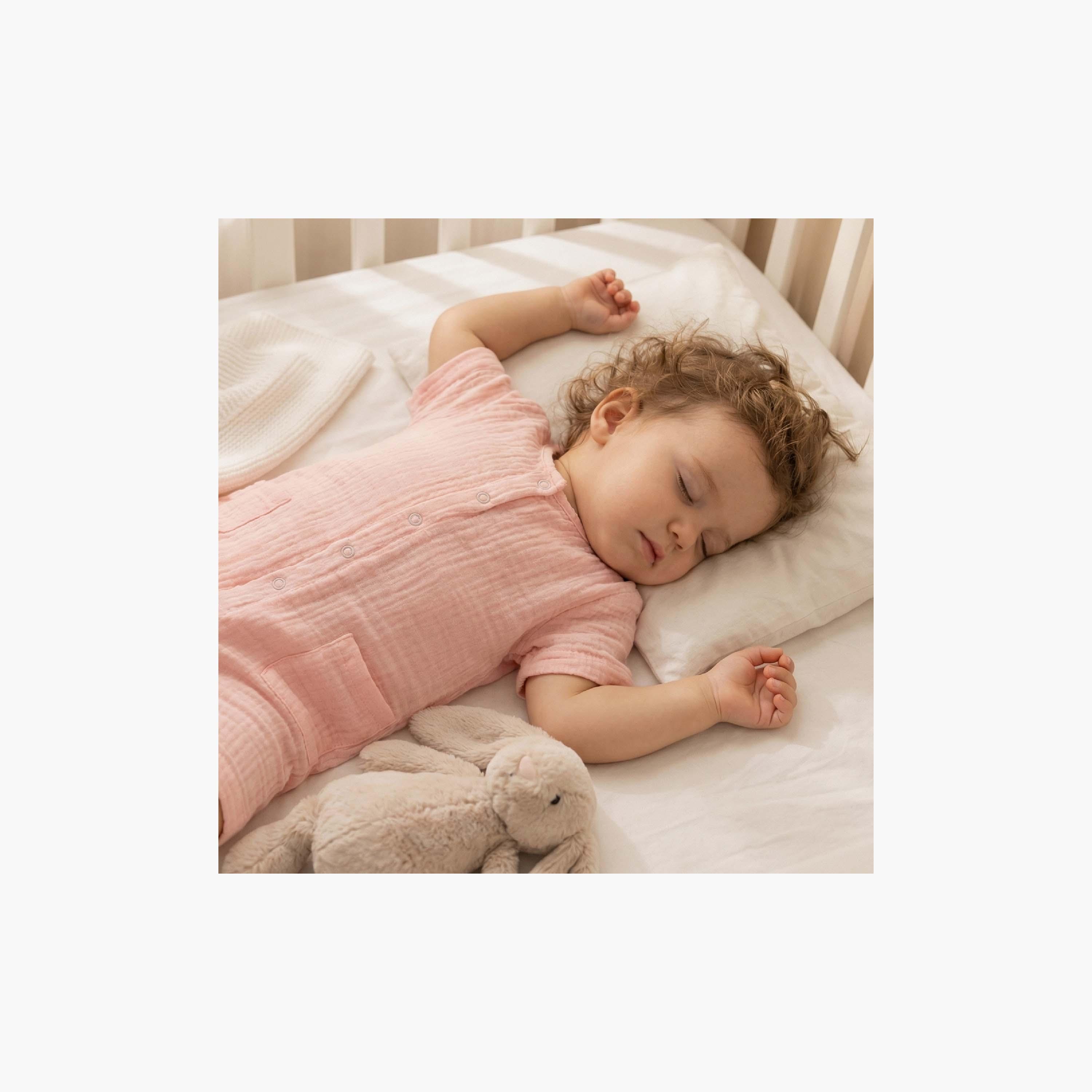 Moon Organic Crinkle Short Sleeves Muslin Romper-boys-clothing-rompersanddungarees-image-2