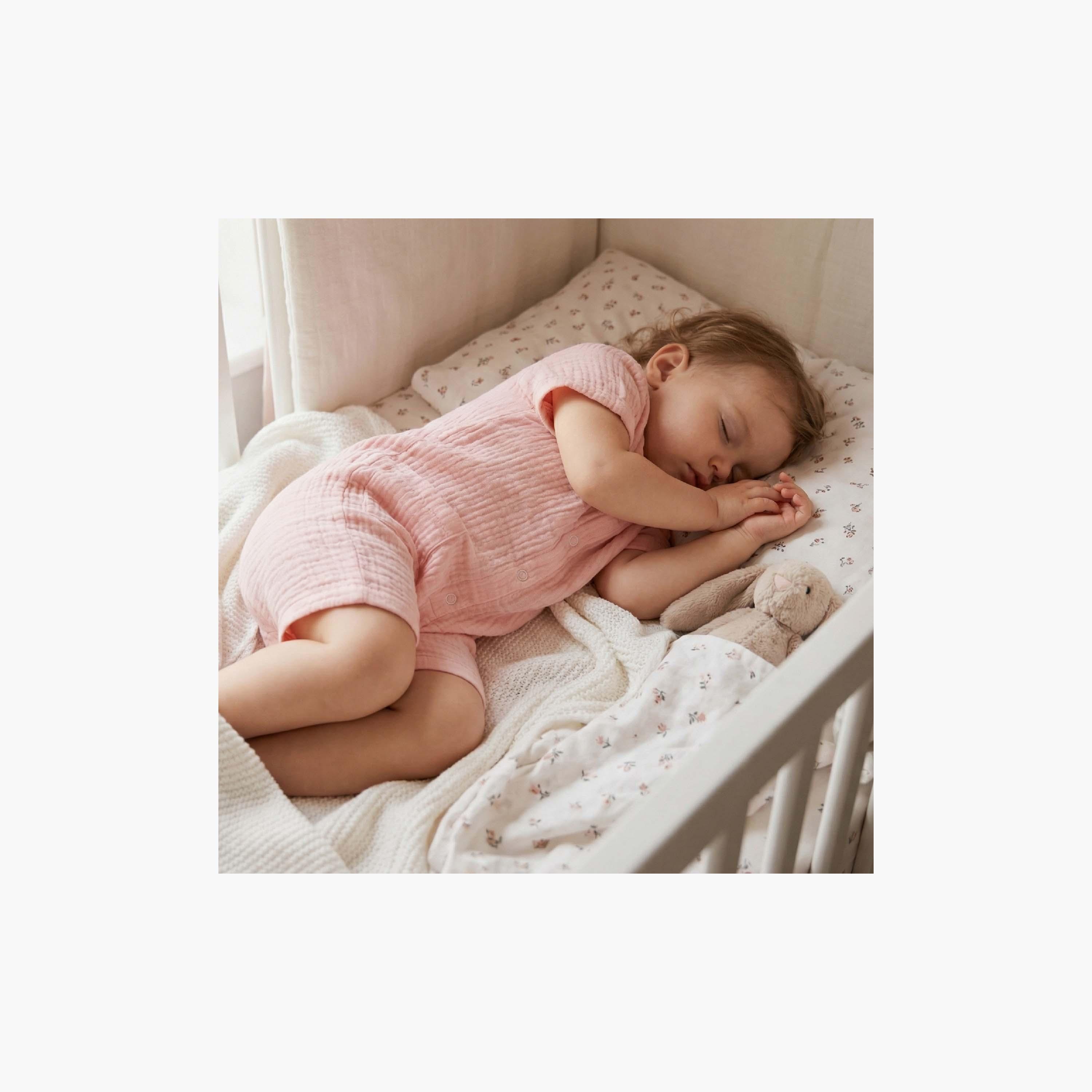 Moon Organic Crinkle Short Sleeves Muslin Romper-boys-clothing-rompersanddungarees-image-3