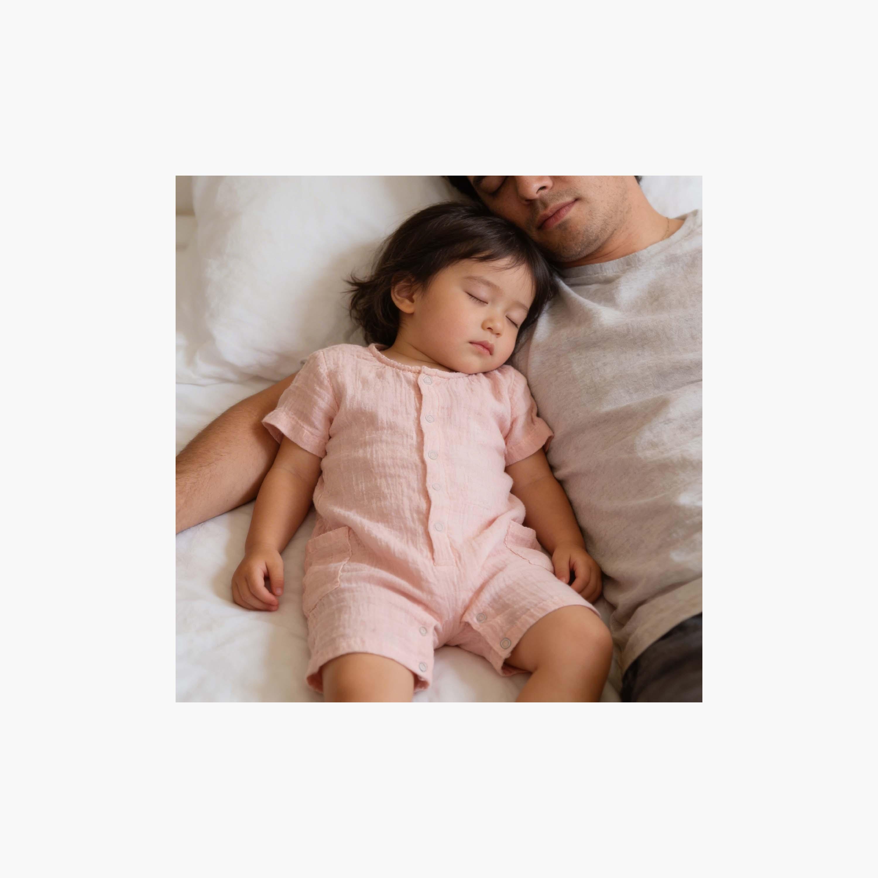 Moon Organic Crinkle Short Sleeves Muslin Romper-boys-clothing-rompersanddungarees-image-4