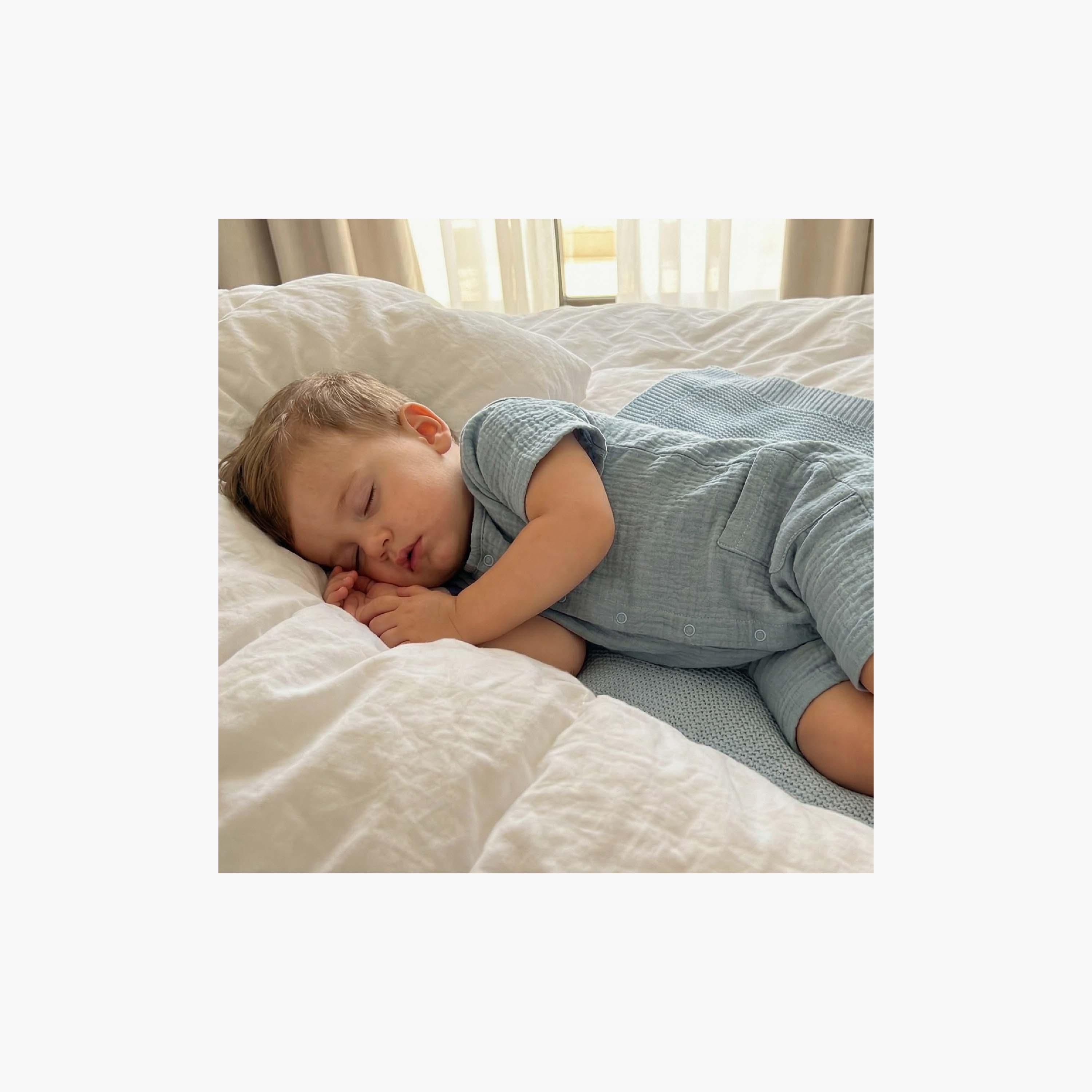 Moon Organic Crinkle Short Sleeves Muslin Romper-boys-clothing-rompersanddungarees-image-3