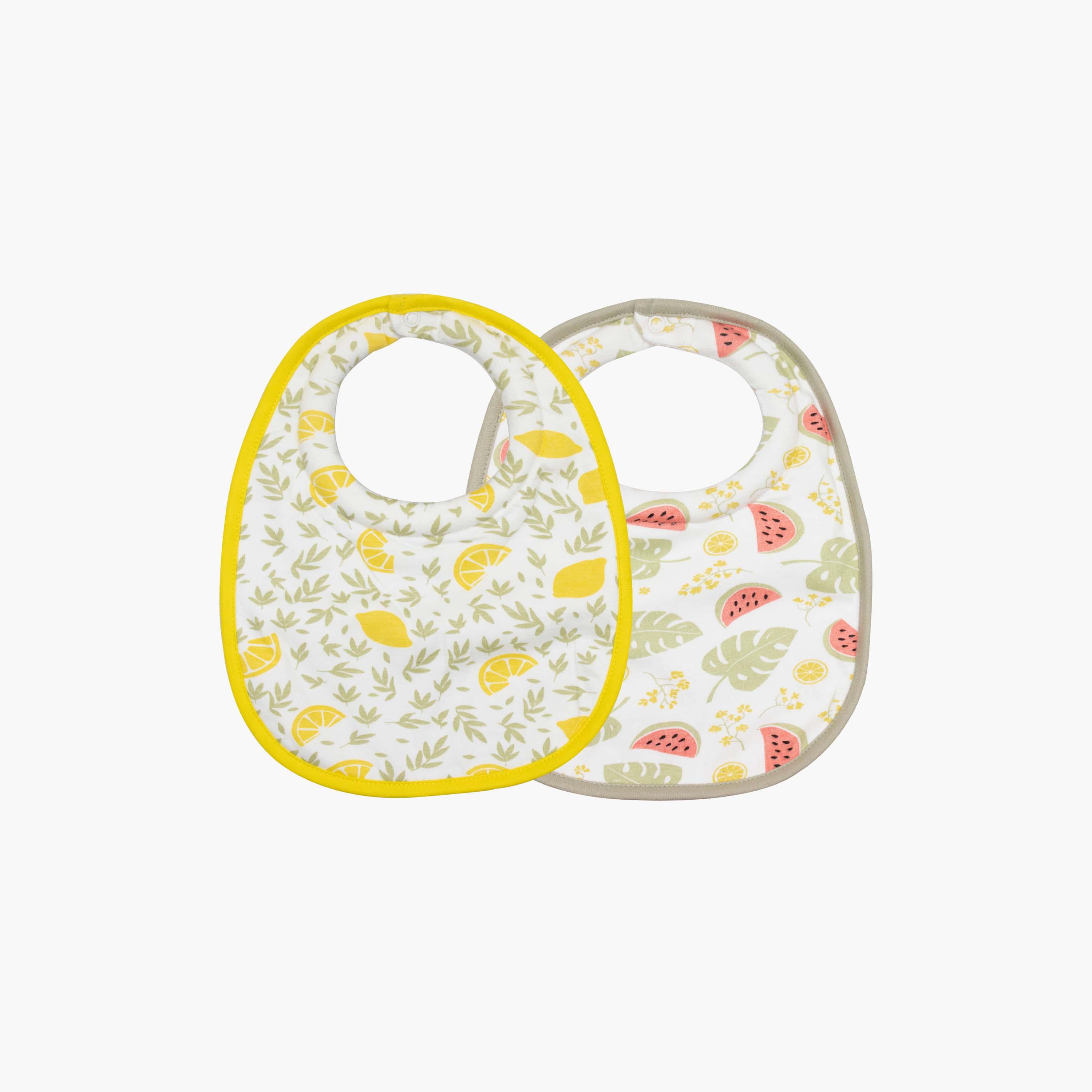 مرايل (صدريات) أطفال عضوية قطعتين من مون-baby-feeding-bibs-image-1