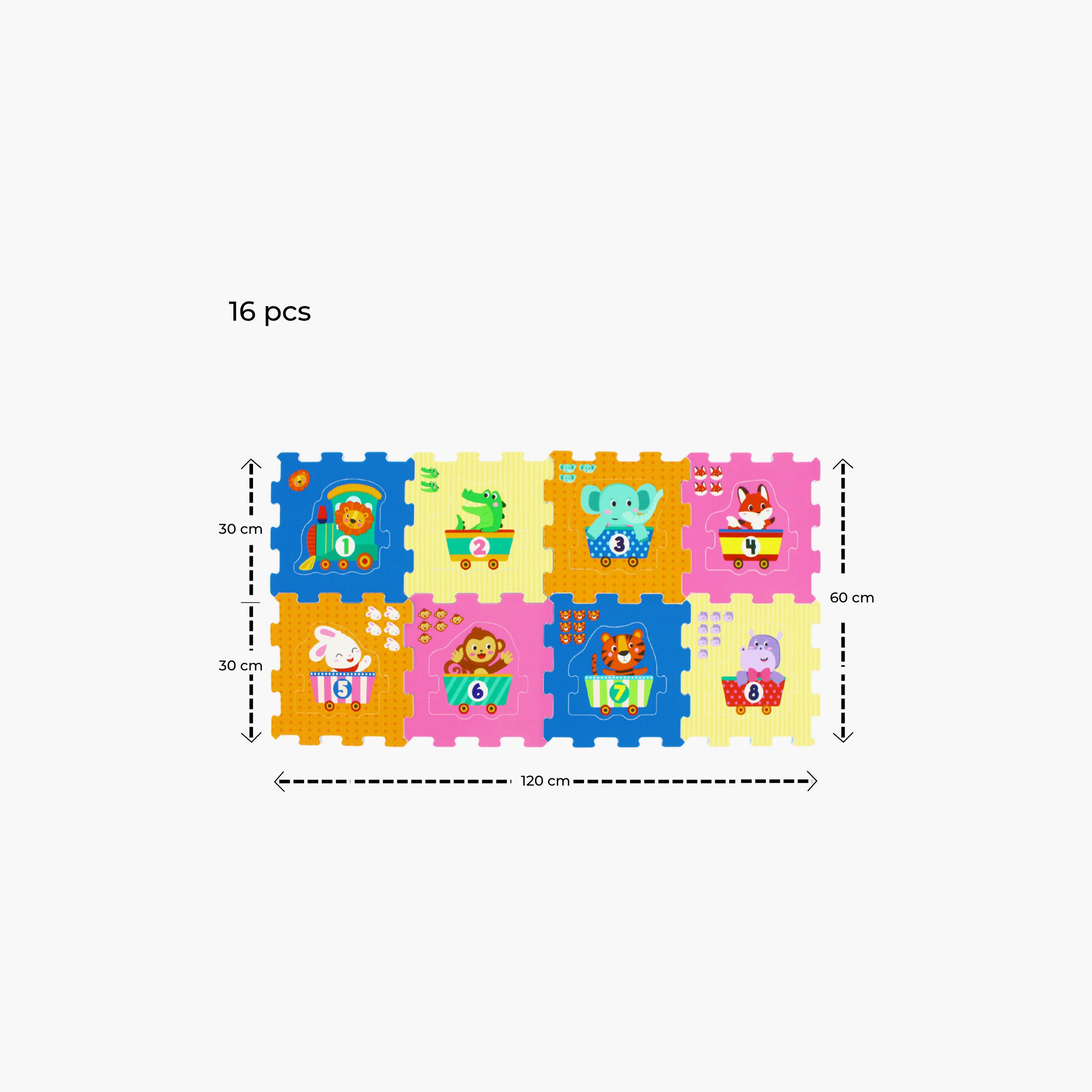 Moon 16-Piece Safari Playmat Train Puzzle with Numbers & Animals-baby-infantactivity-playpensandplaymats-image-13