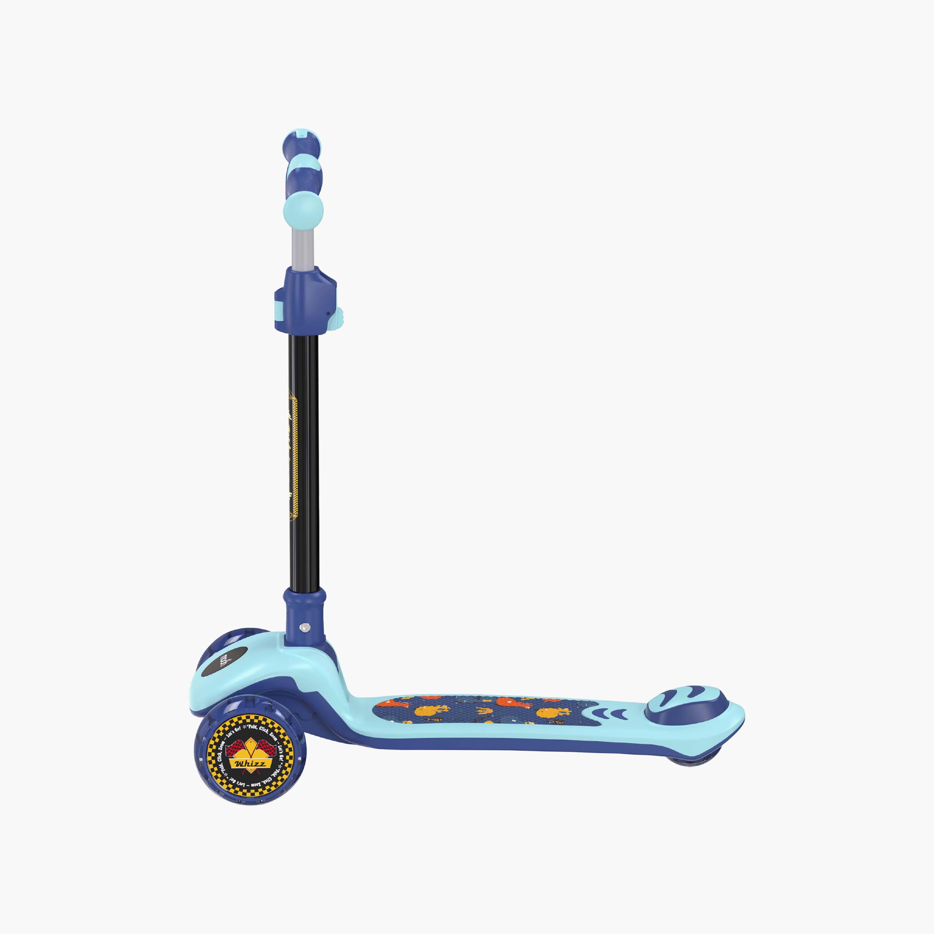 Moon 3-Wheel Foldable Scooter with Adjustable Height - Blue-toys-outdoor-scooters-image-2