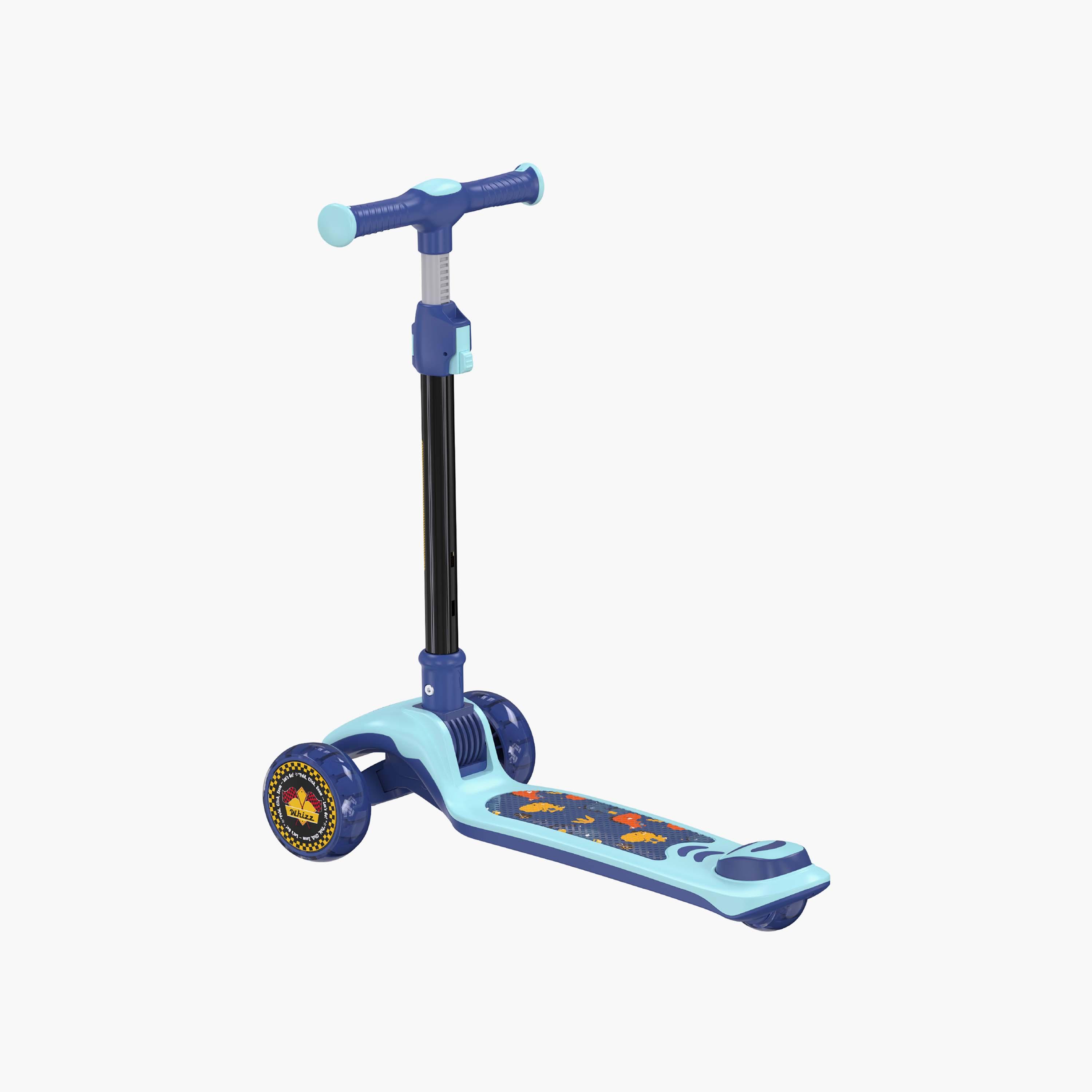 Moon 3-Wheel Foldable Scooter with Adjustable Height - Blue-toys-outdoor-scooters-image-3