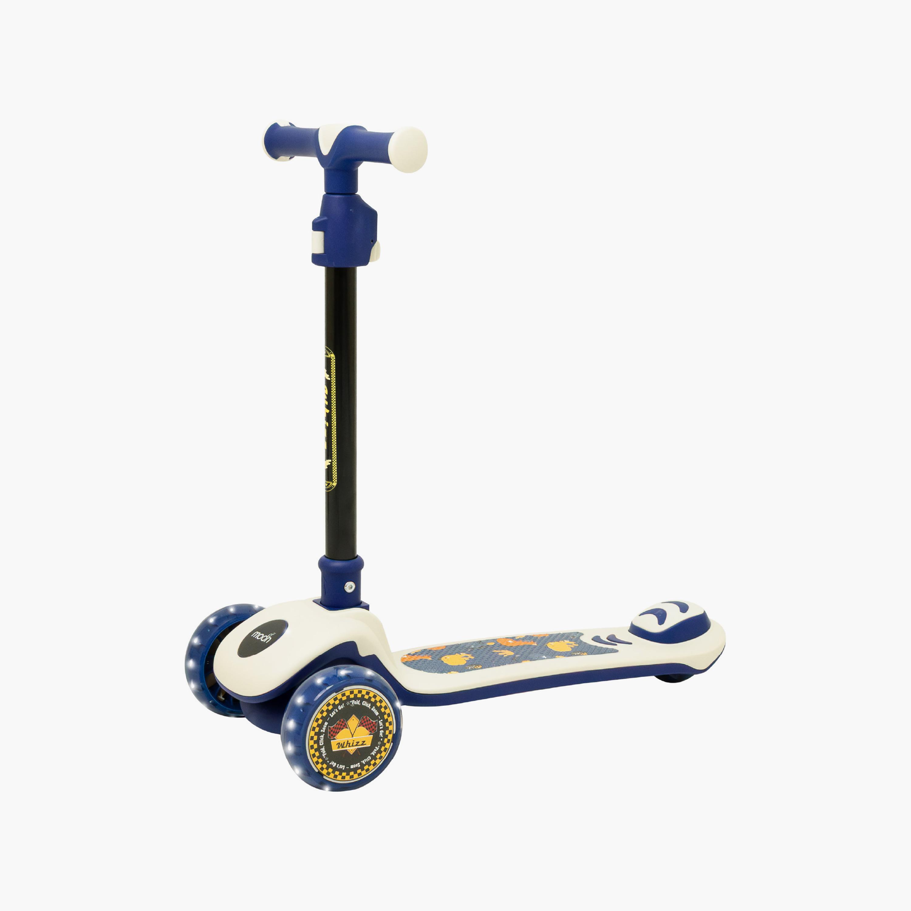 Moon 3-Wheel Foldable Scooter with Adjustable Height - White-toys-outdoor-scooters-image-1