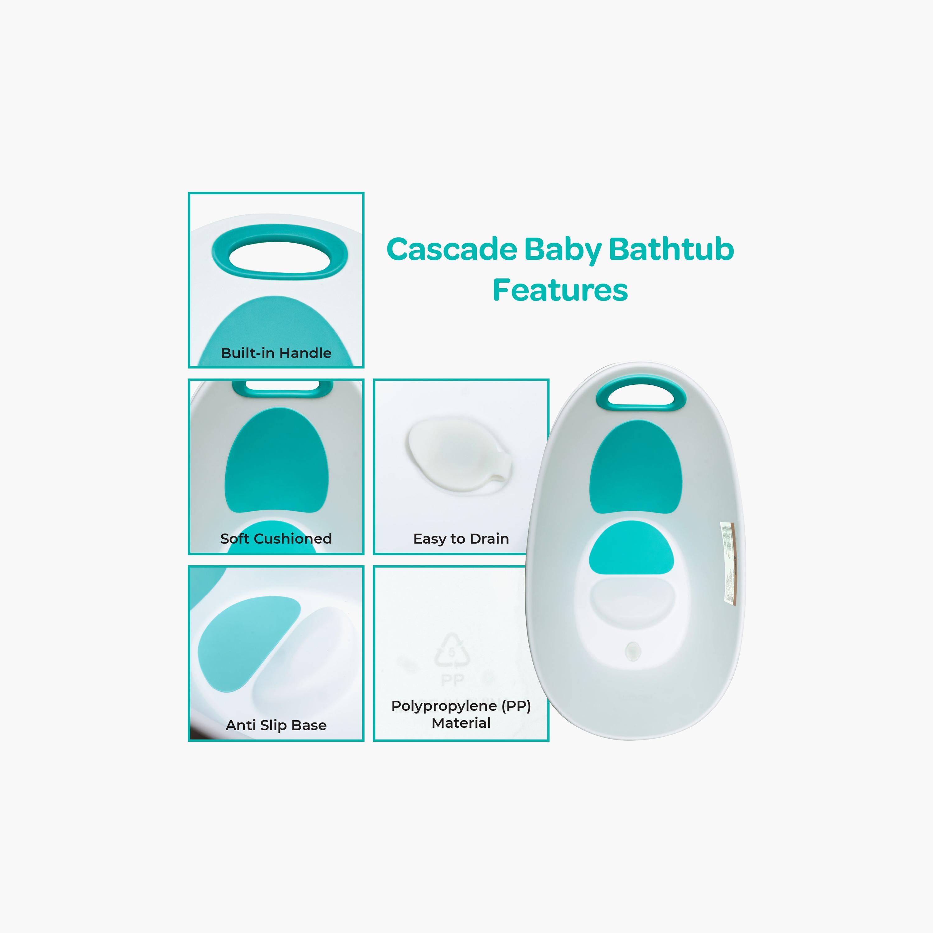 Moon Cascade Bathtub with Seat Support-baby-bathandcare-bathtubs-image-8