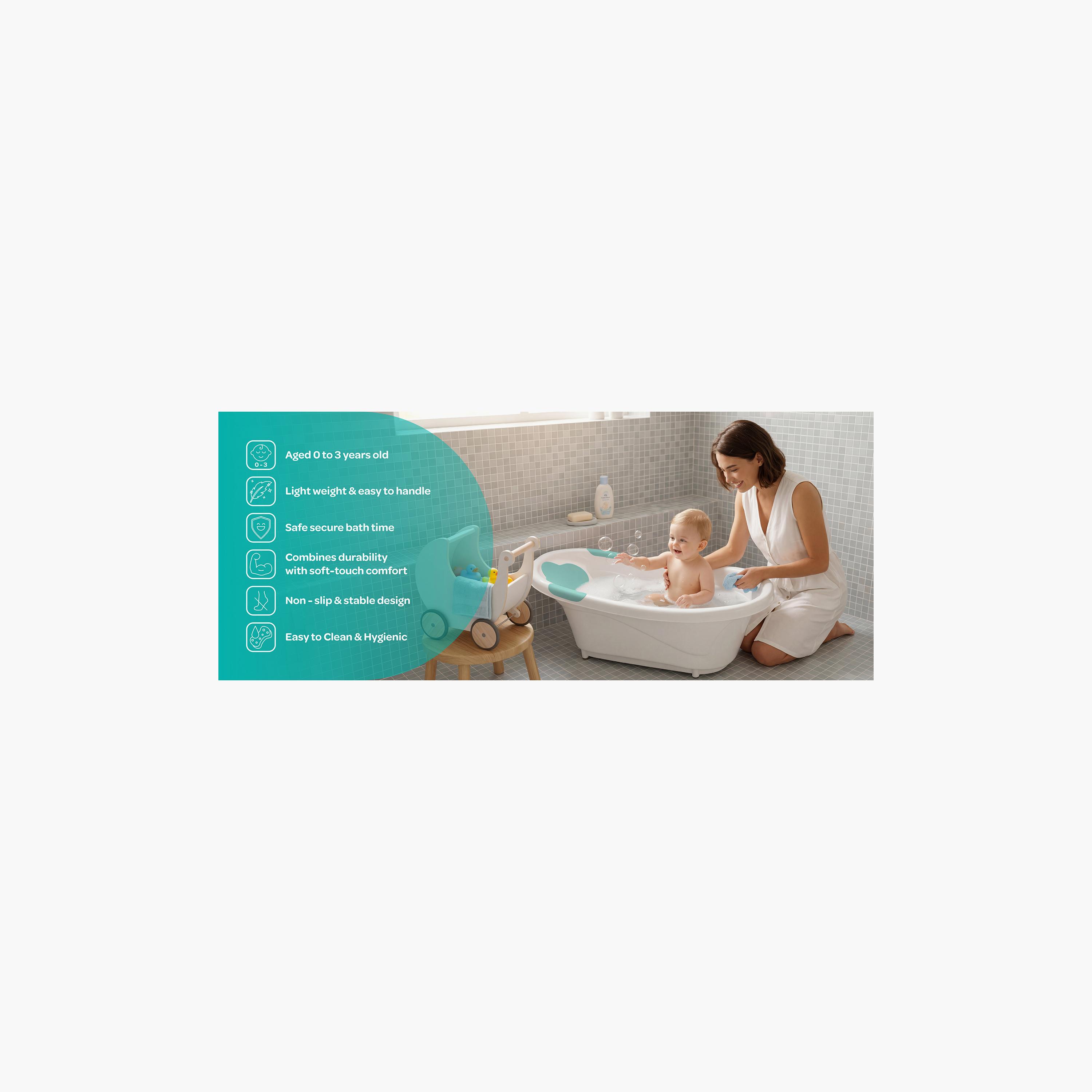 Moon Lightweight Wave Bathtub with Non-Slip Base-baby-bathandcare-bathtubs-image-13