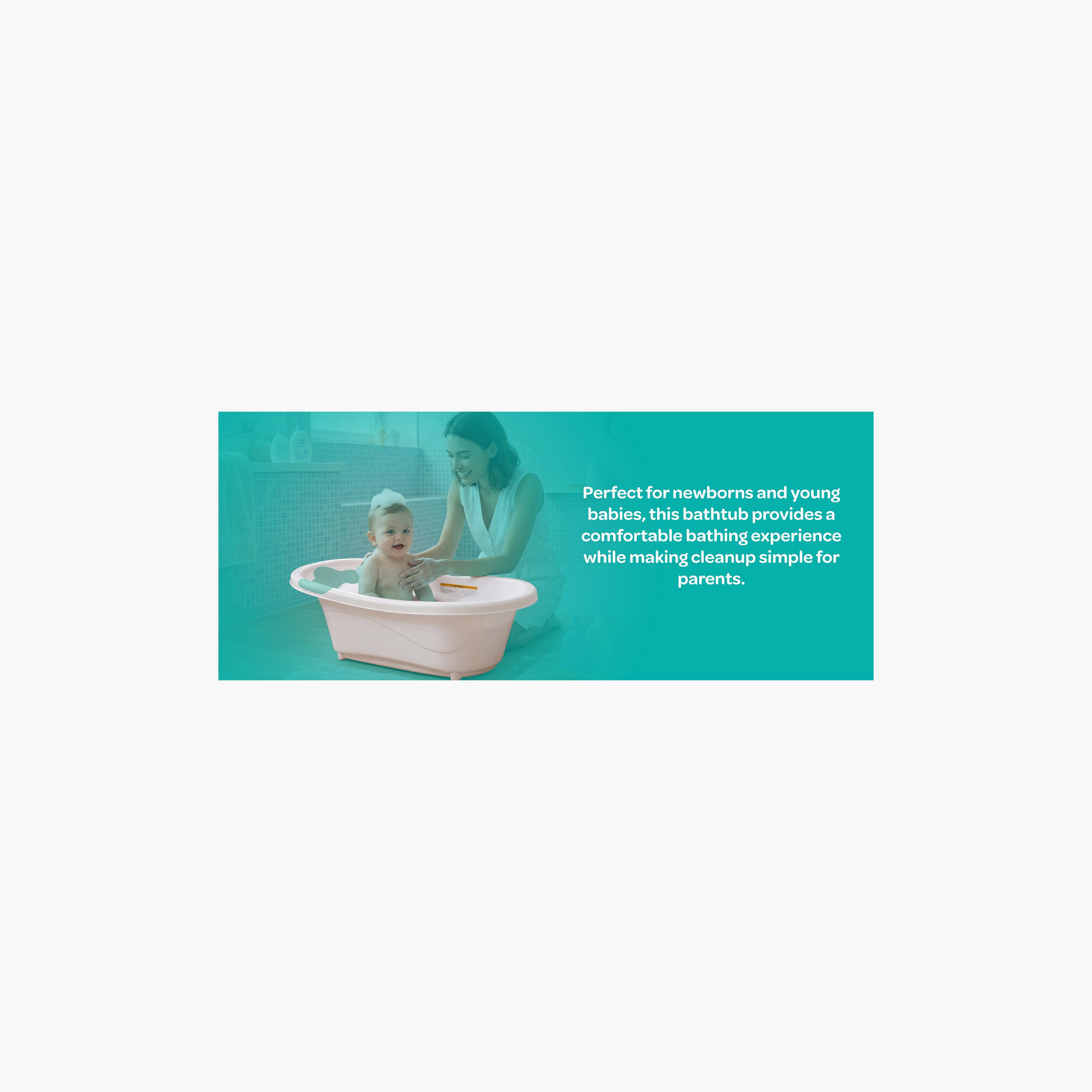 Moon Lightweight Wave Bathtub with Non-Slip Base-baby-bathandcare-bathtubs-image-14