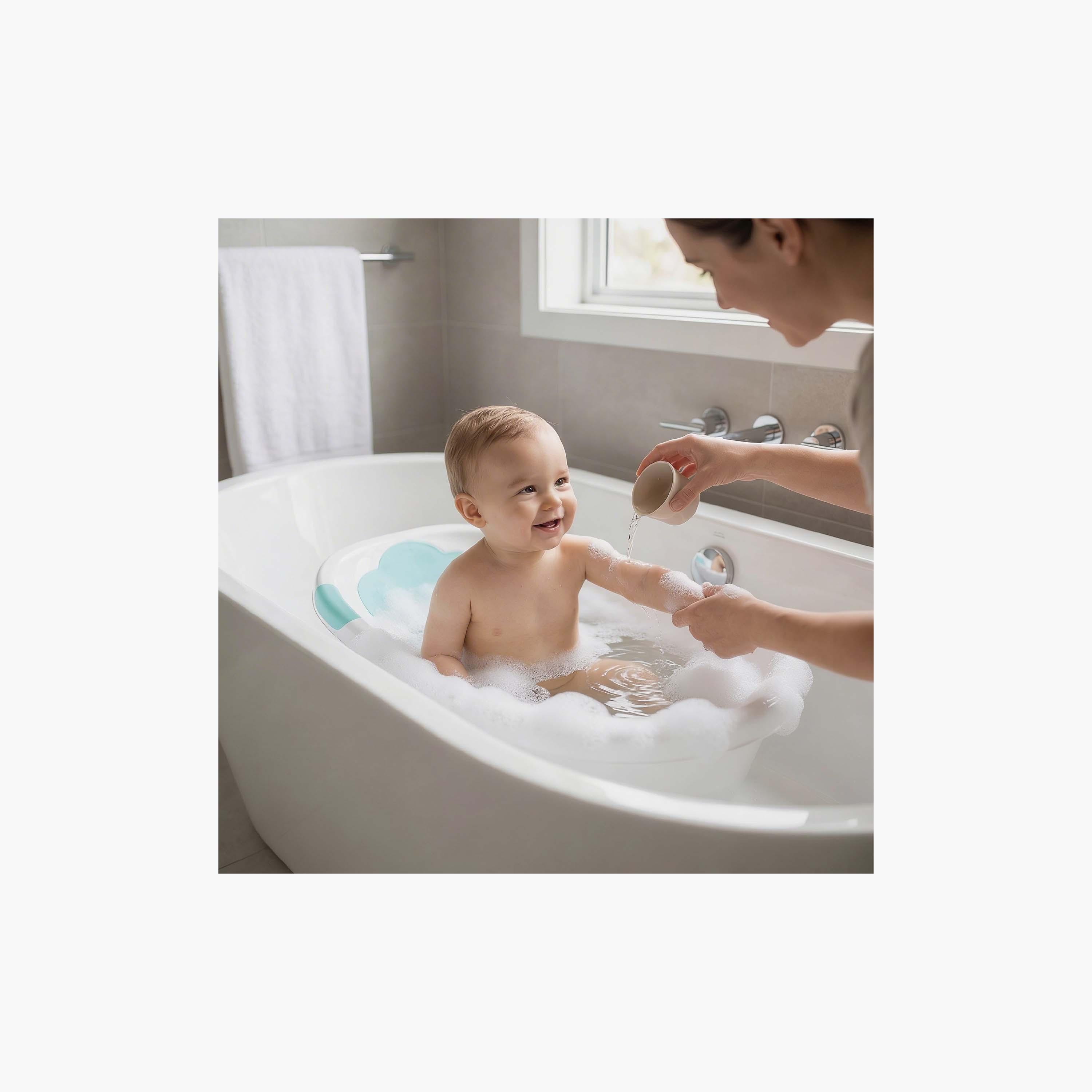 Moon Lightweight Wave Bathtub with Non-Slip Base-baby-bathandcare-bathtubs-image-5