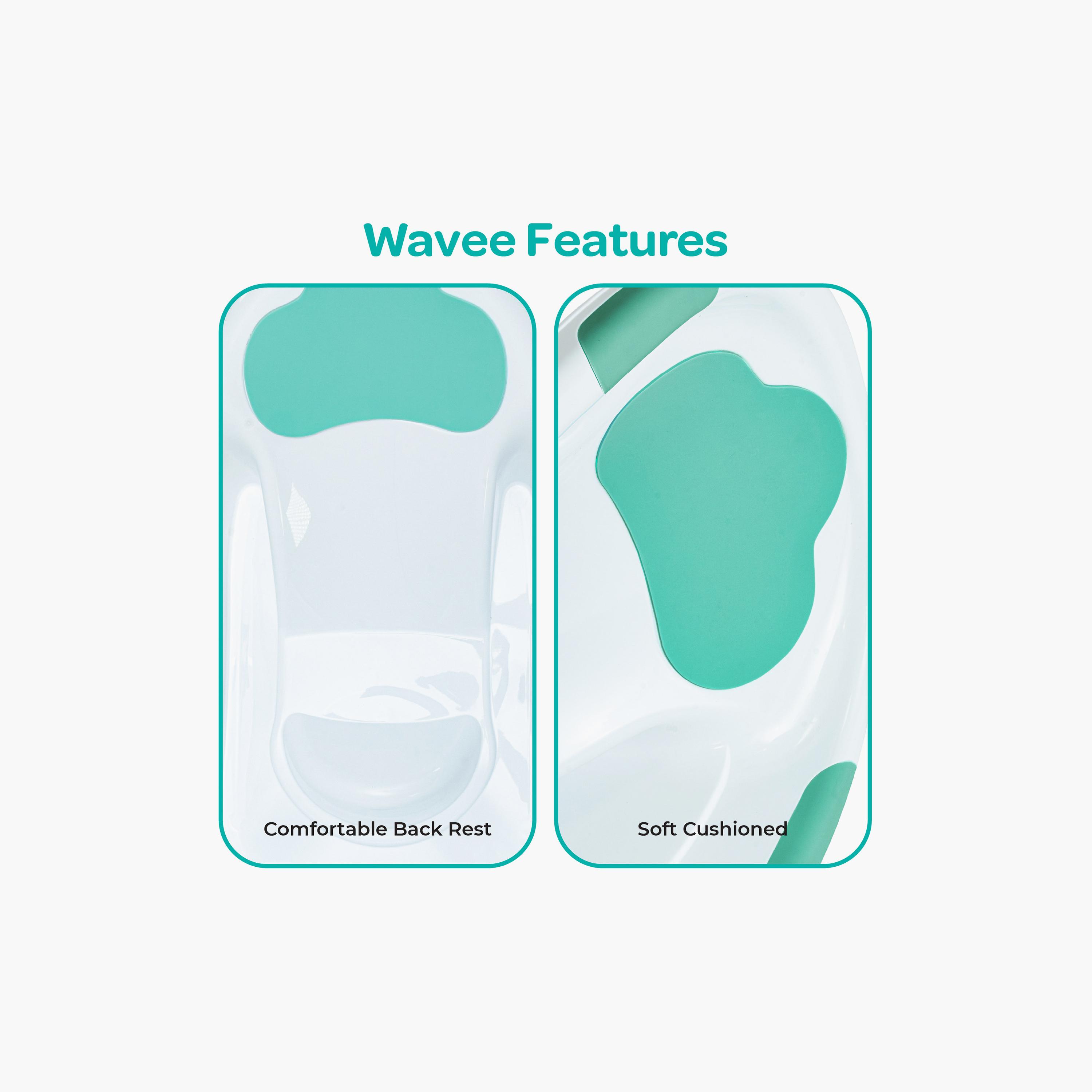 Moon Lightweight Wave Bathtub with Non-Slip Base-baby-bathandcare-bathtubs-image-8