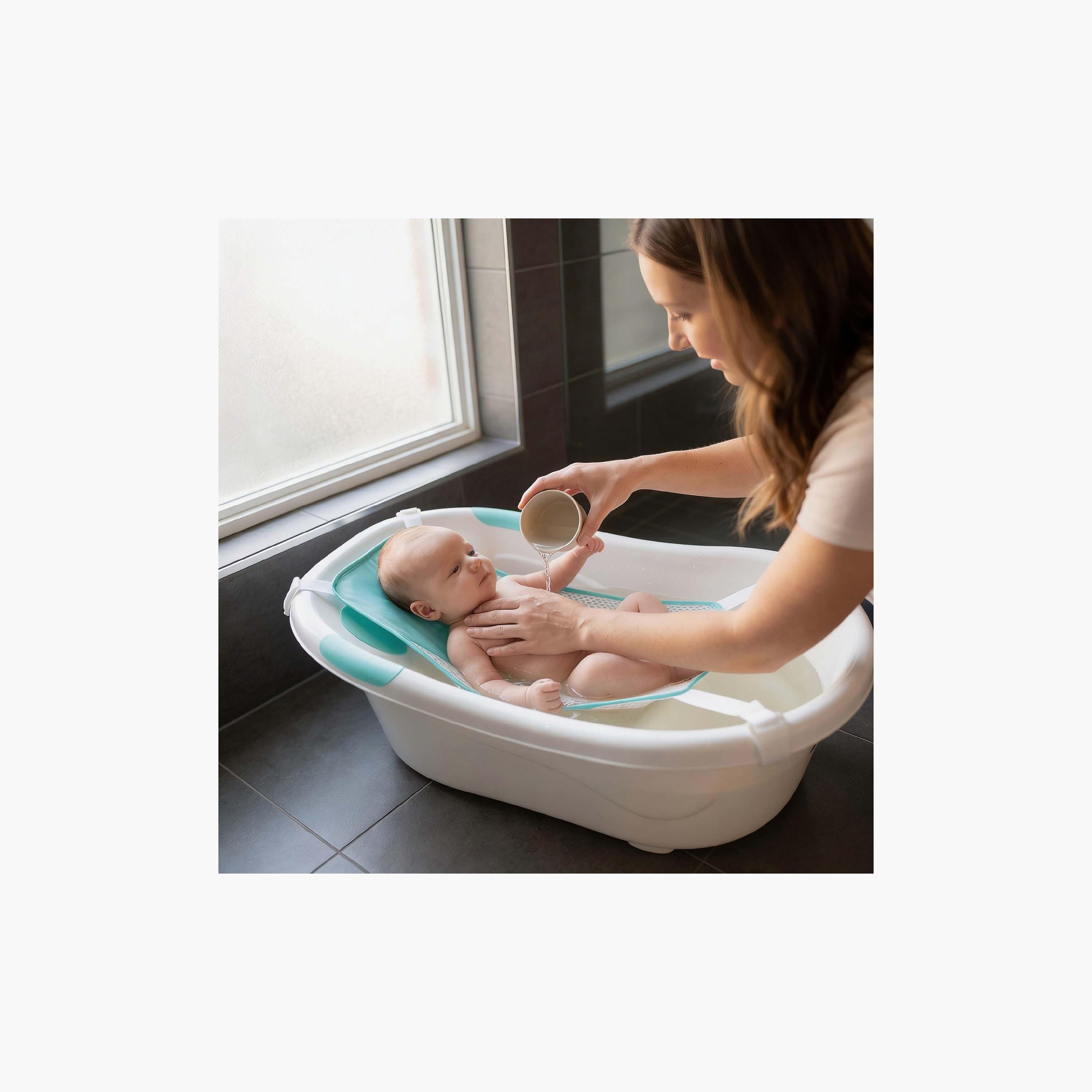 Moon Lightweight Wave Bathtub with Sling Support-baby-bathandcare-bathtubs-image-5
