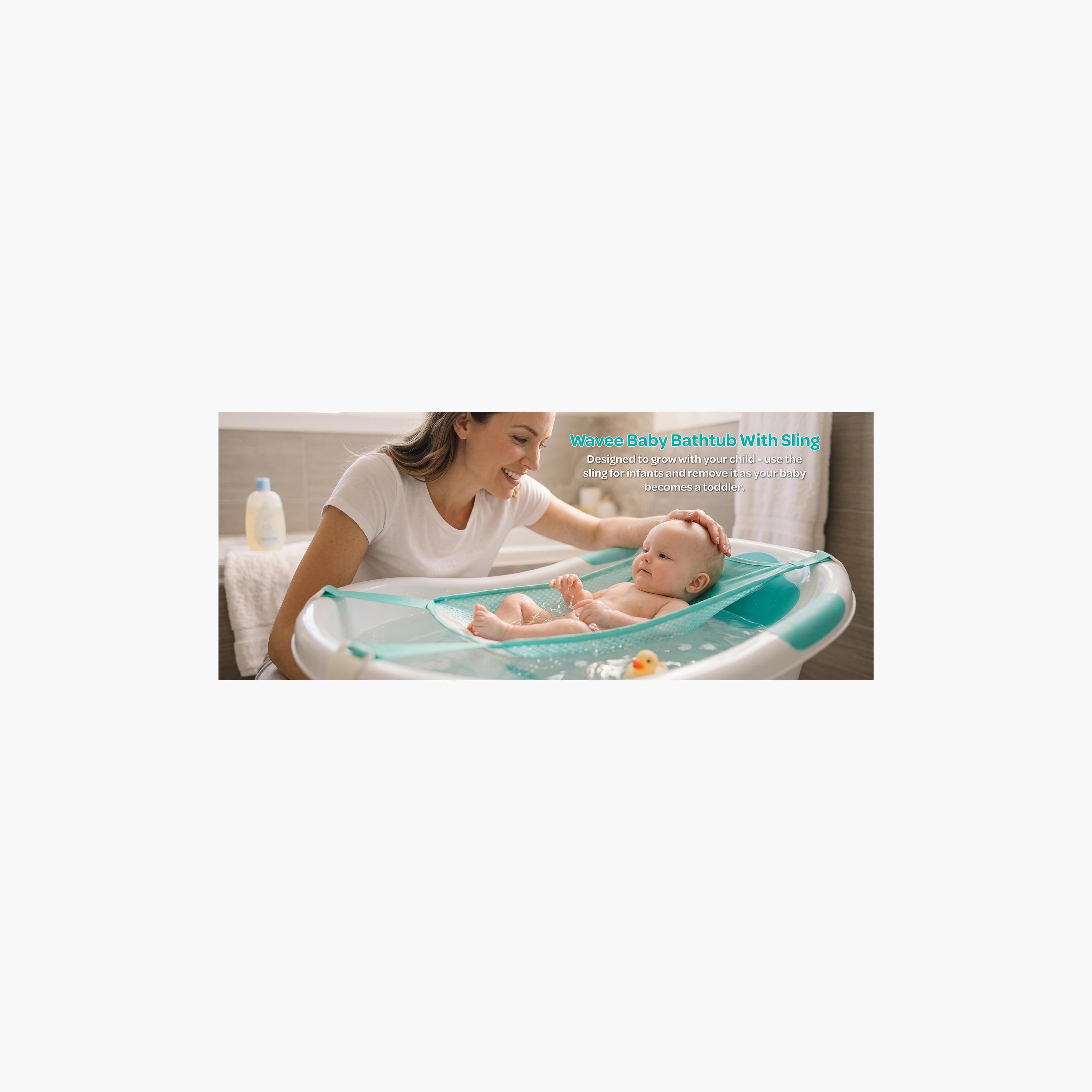حوض استحمام "ويف" خفيف الوزن مع دعامة شبكية من مون-baby-bathandcare-bathtubs-image-11