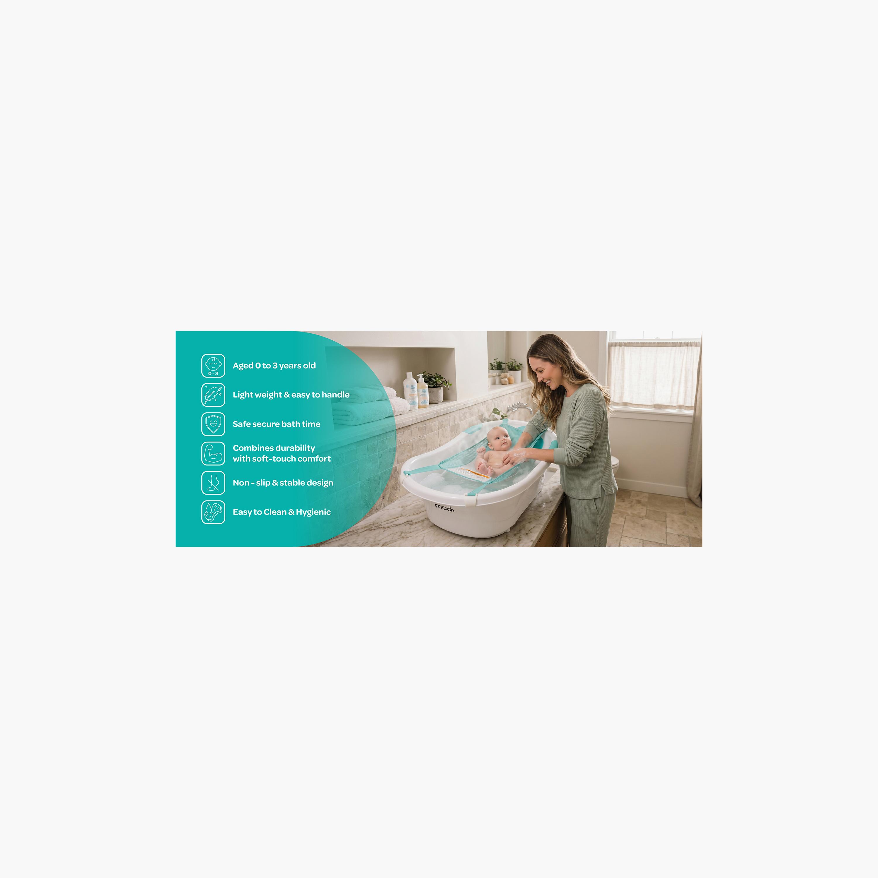 حوض استحمام "ويف" خفيف الوزن مع دعامة شبكية من مون-baby-bathandcare-bathtubs-image-12