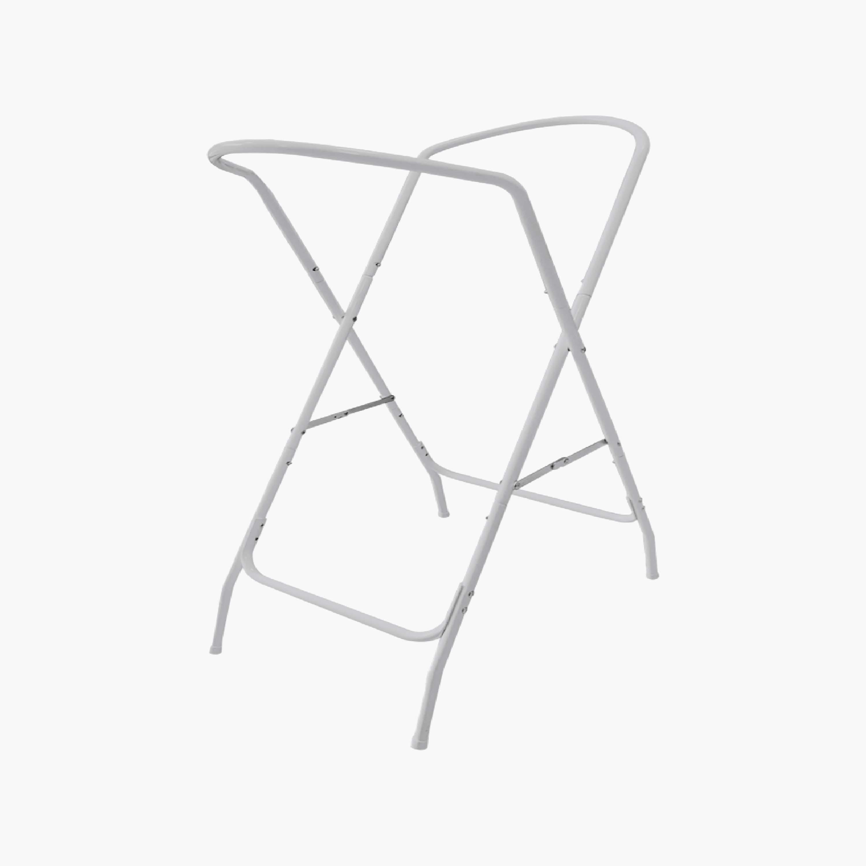 Moon Foldable & Stable Bathtub Stand - White-baby-bathandcare-bathtubs-image-1