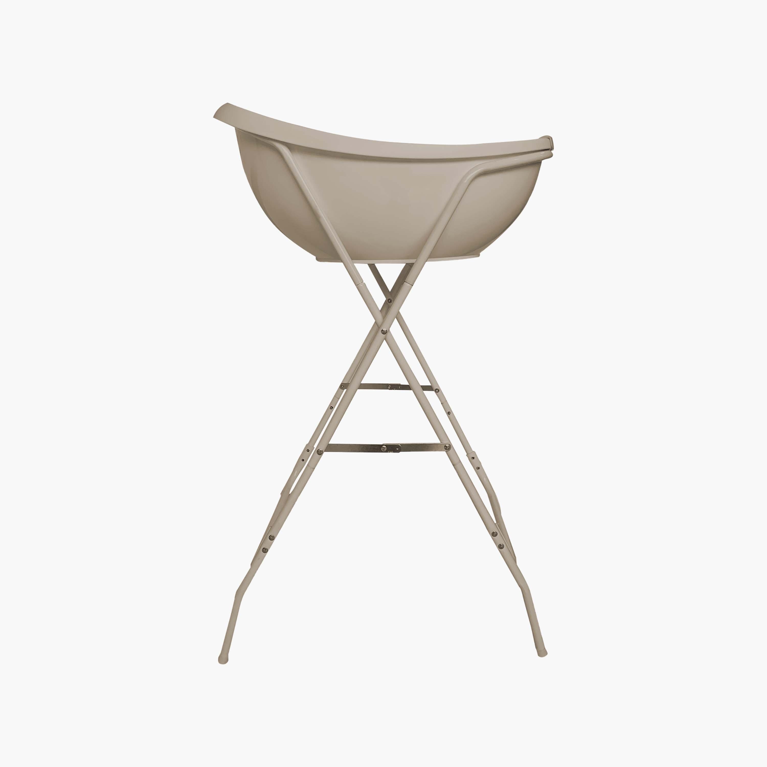 Moon Foldable & Stable Bathtub Stand - Beige-baby-bathandcare-bathtubs-image-3