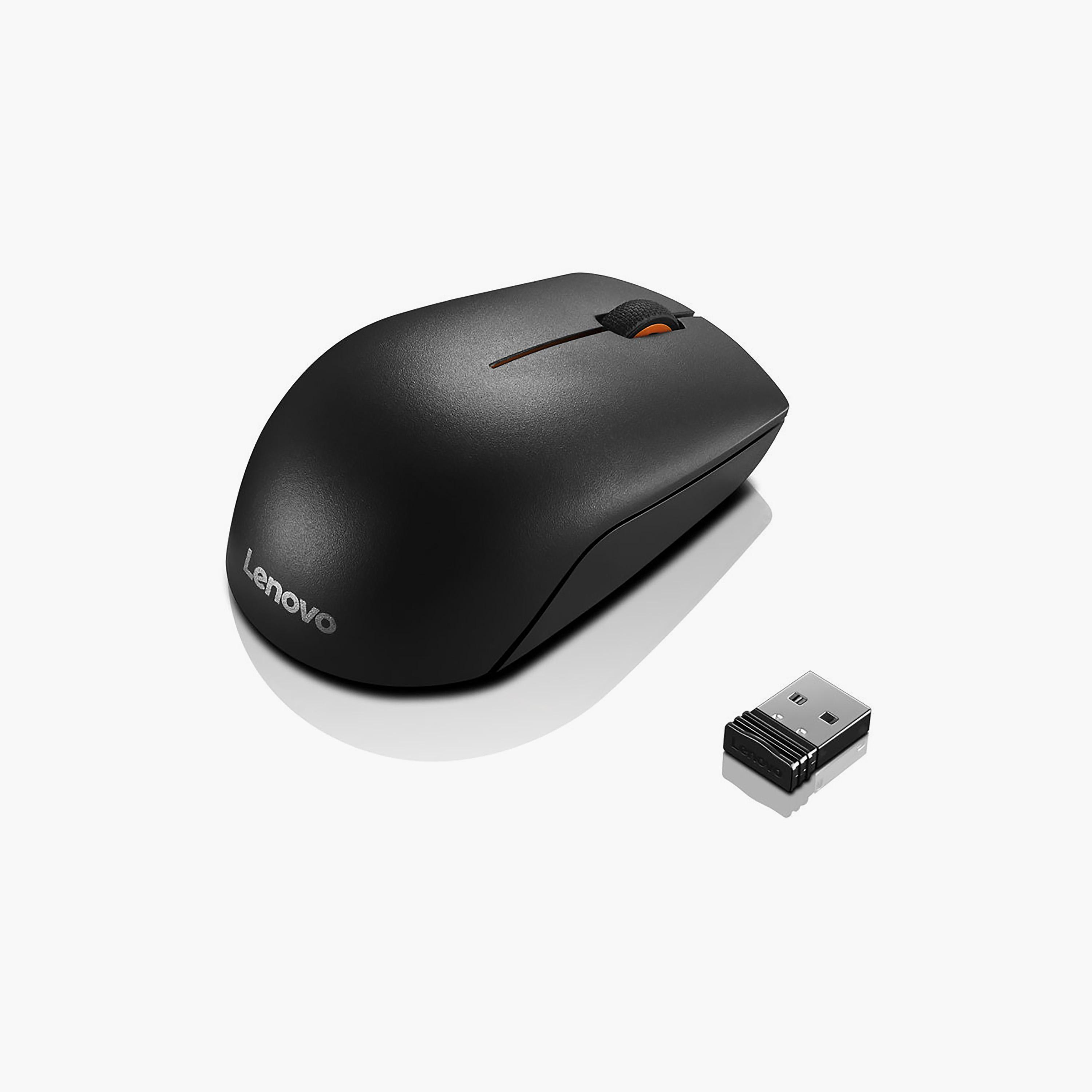Lenovo 300 Wireless Compact Mouse Black without Battery | GX30K85315-electronics-accessories-computeraccesories-image-1